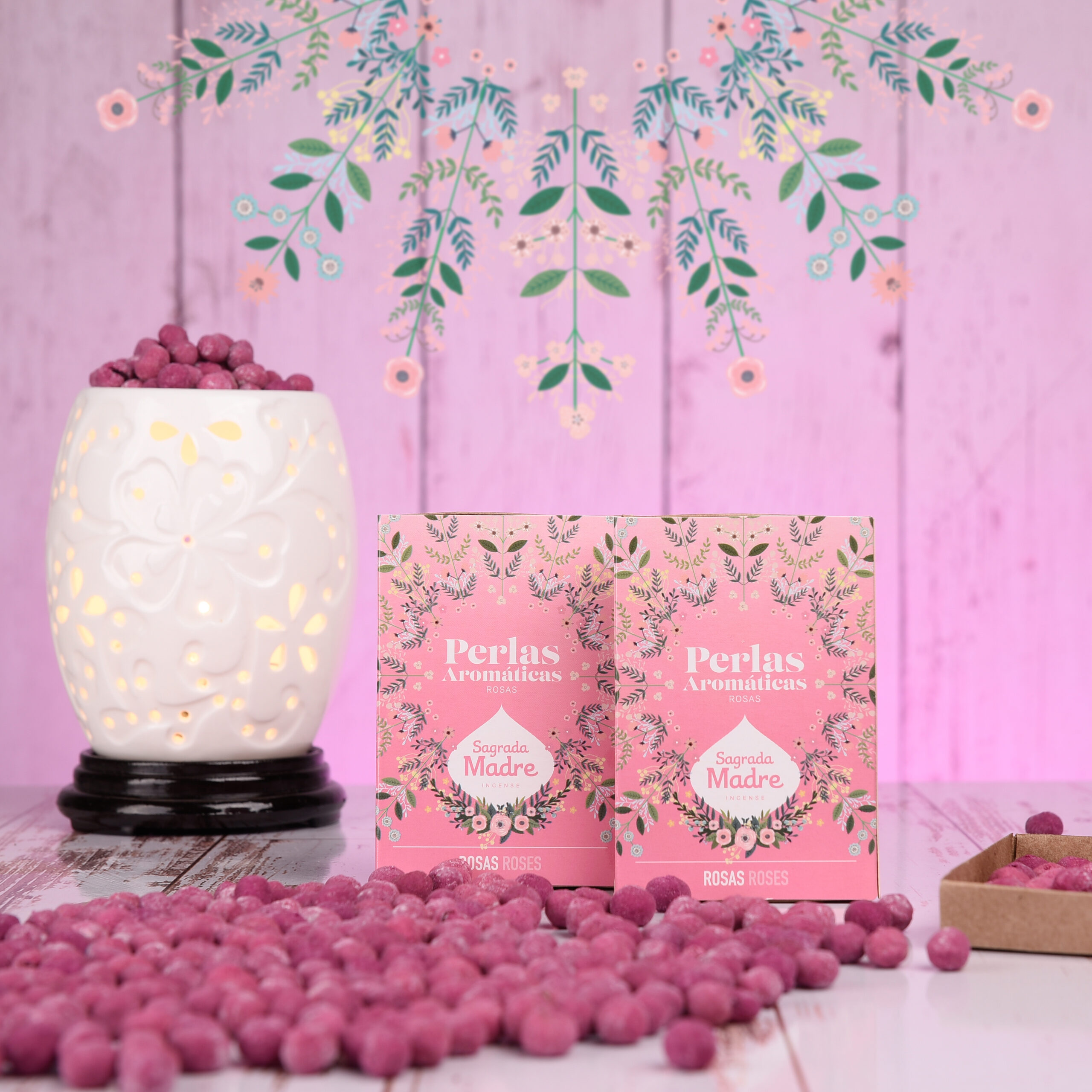 Incienso Perlas Aromáticas Rosa - Imagen 2