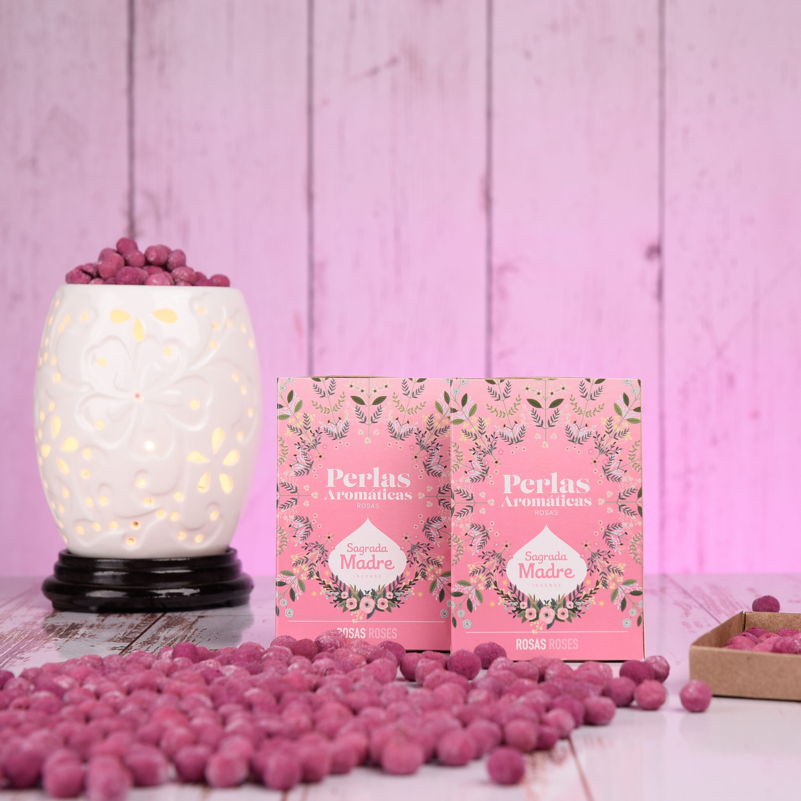 Incienso Perlas Aromáticas Rosa - Imagen 3