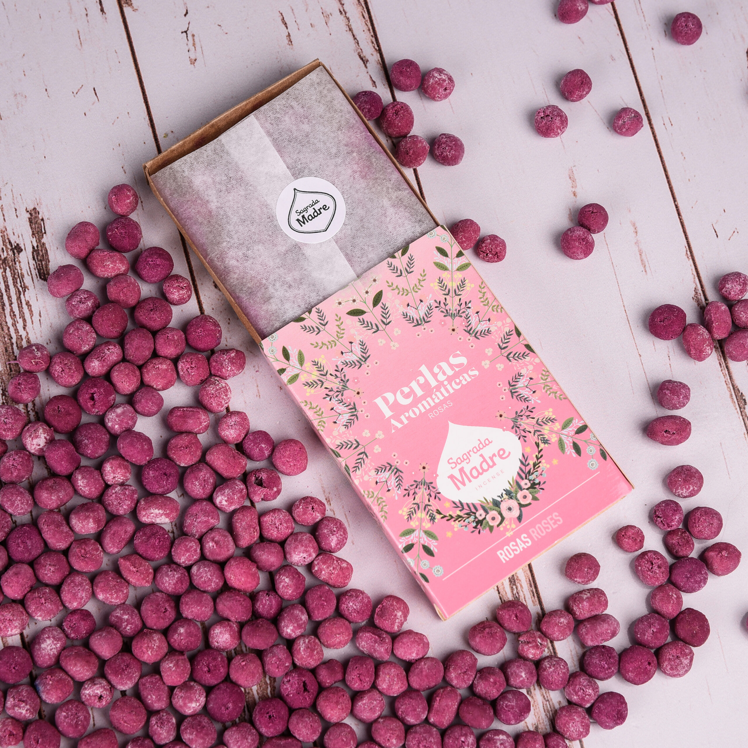 Incienso Perlas Aromáticas Rosa - Imagen 4