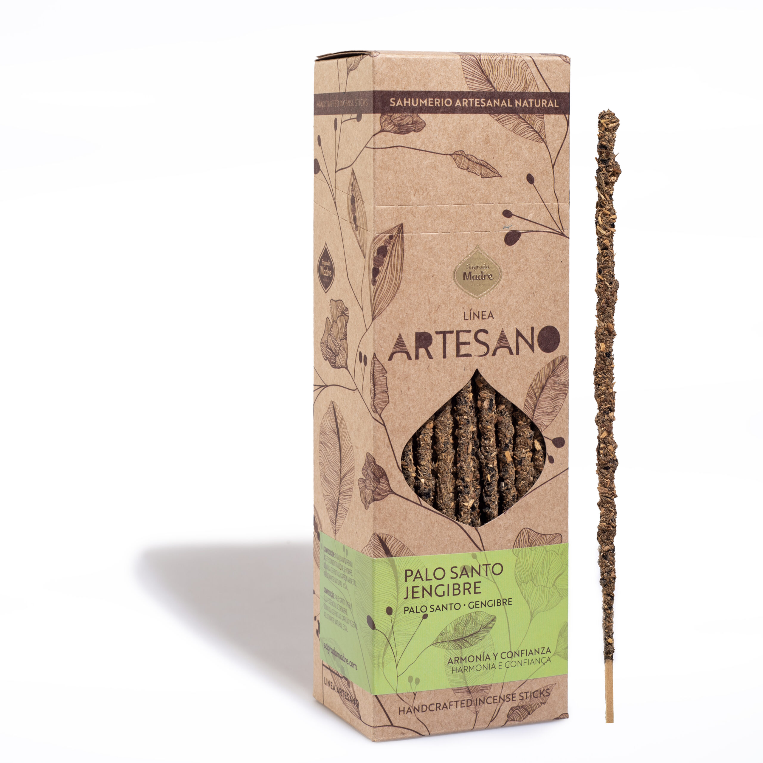 Incienso Artesano Palo Santo - Jengibre x30