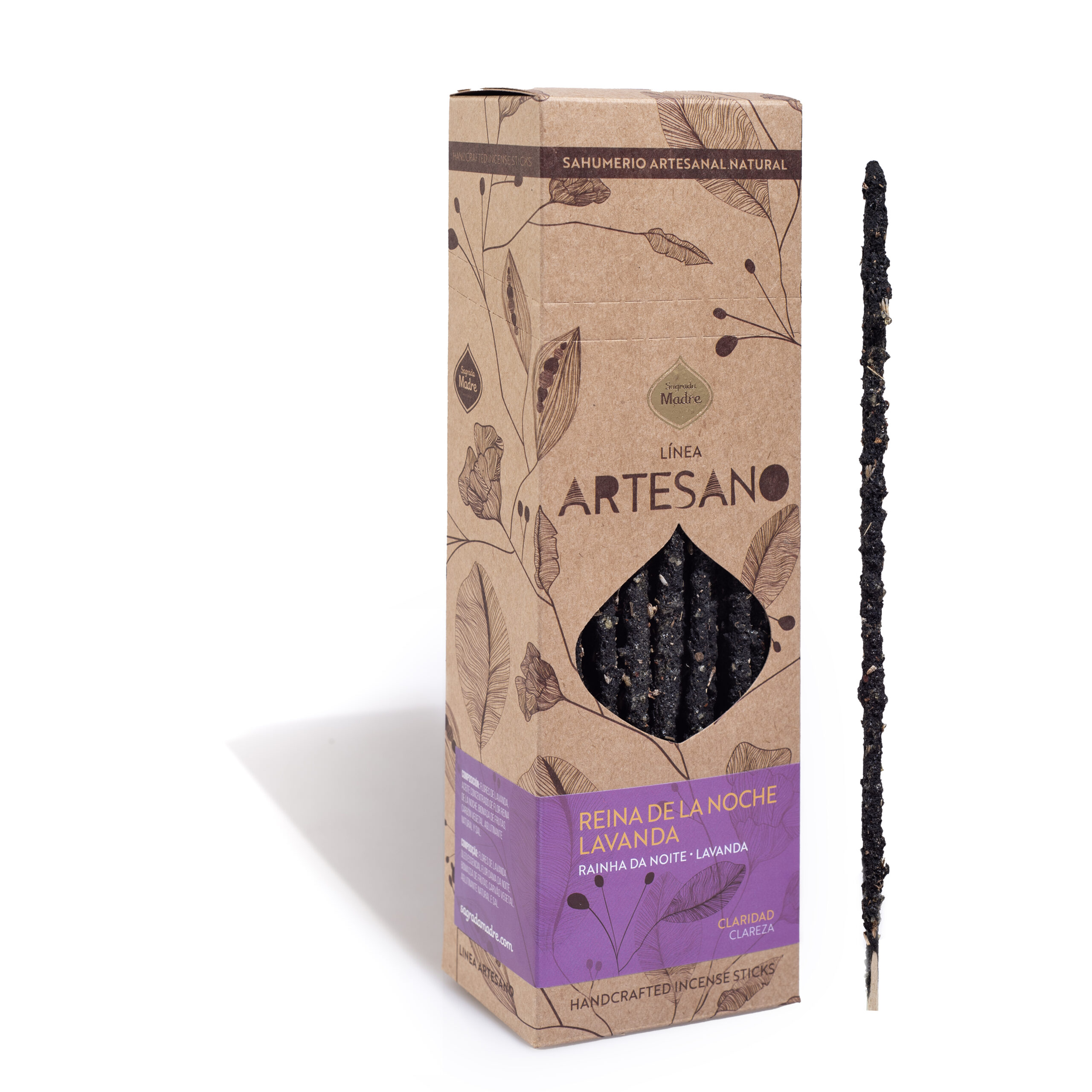Incienso Artesano Reina de La Noche - Lavanda x30