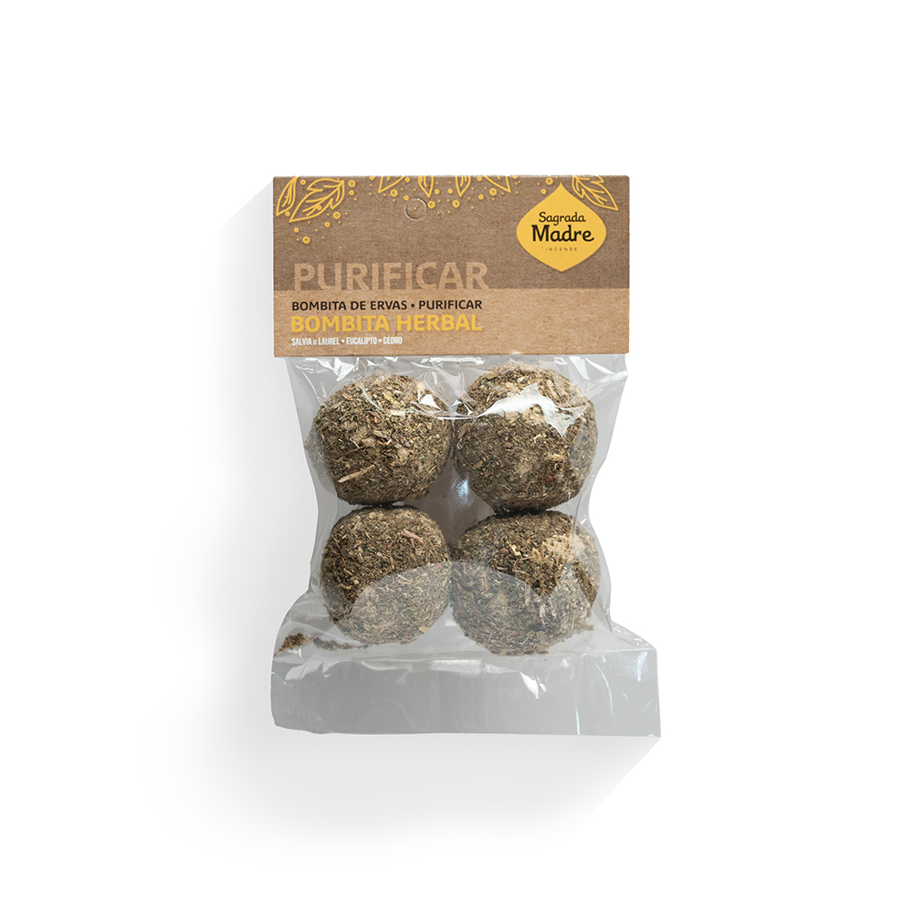 Incienso Bombita Herbal Bolsita x4 Purificar