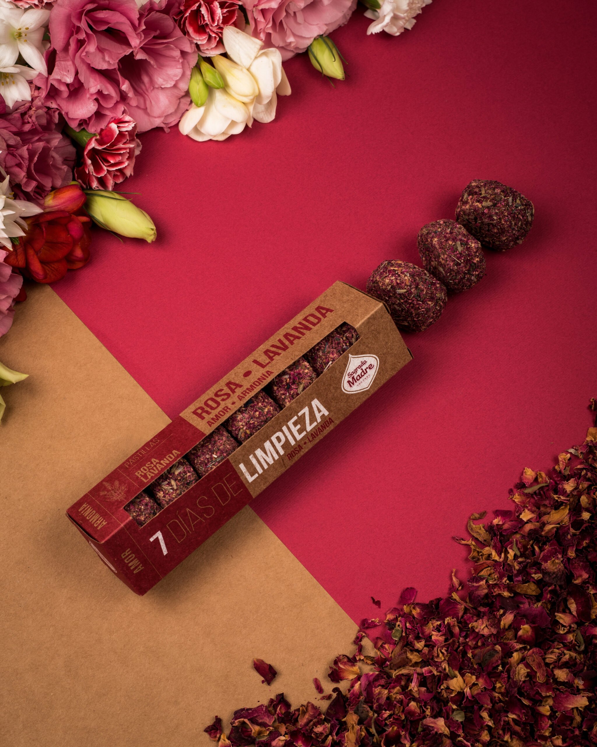 Pastillas 7 Días de Limpieza Rosa-Lavanda - Imagen 2
