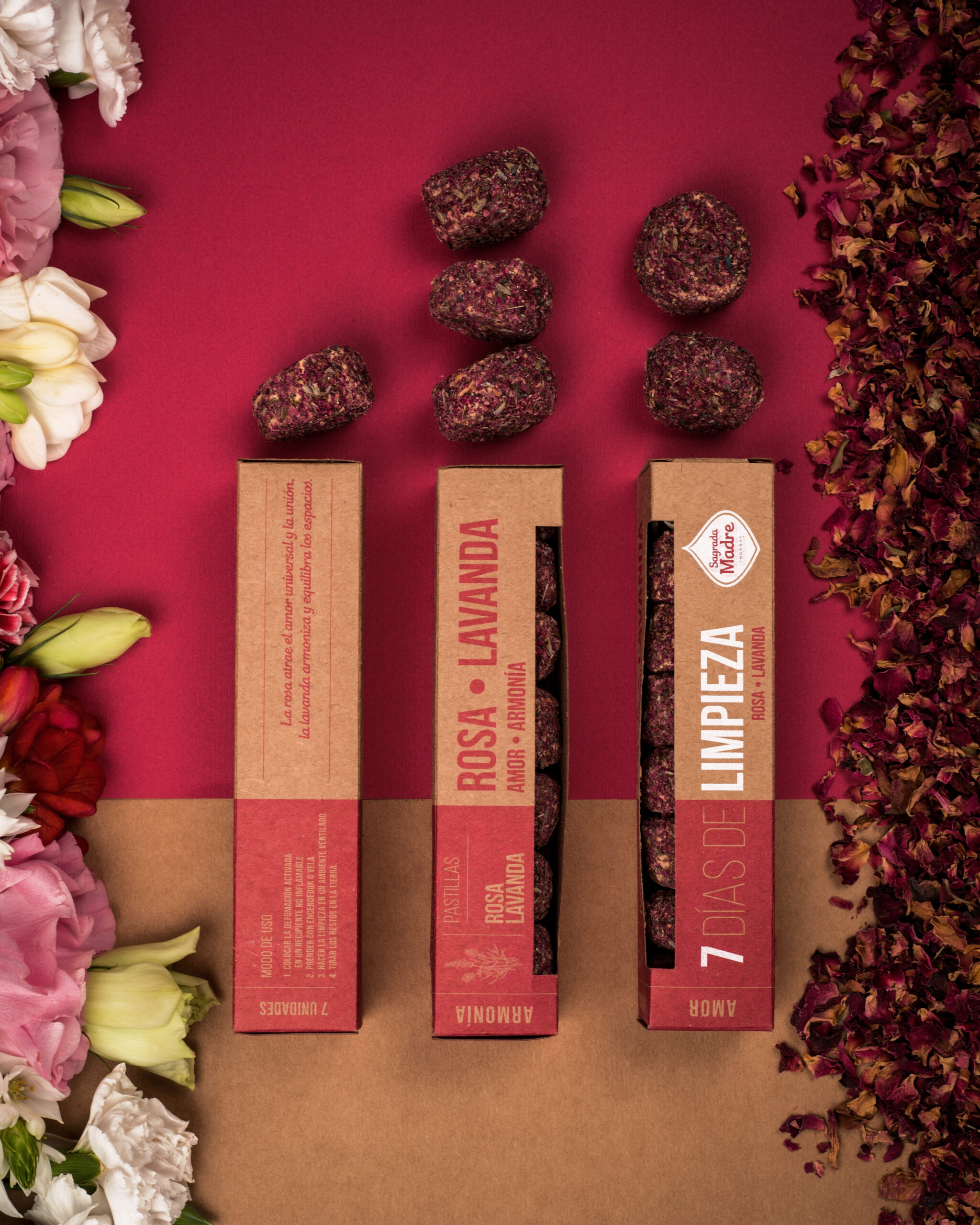 Pastillas 7 Días de Limpieza Rosa-Lavanda - Imagen 3