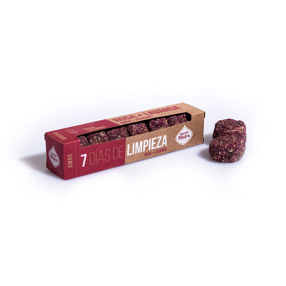 Pastillas 7 Días de Limpieza Rosa-Lavanda