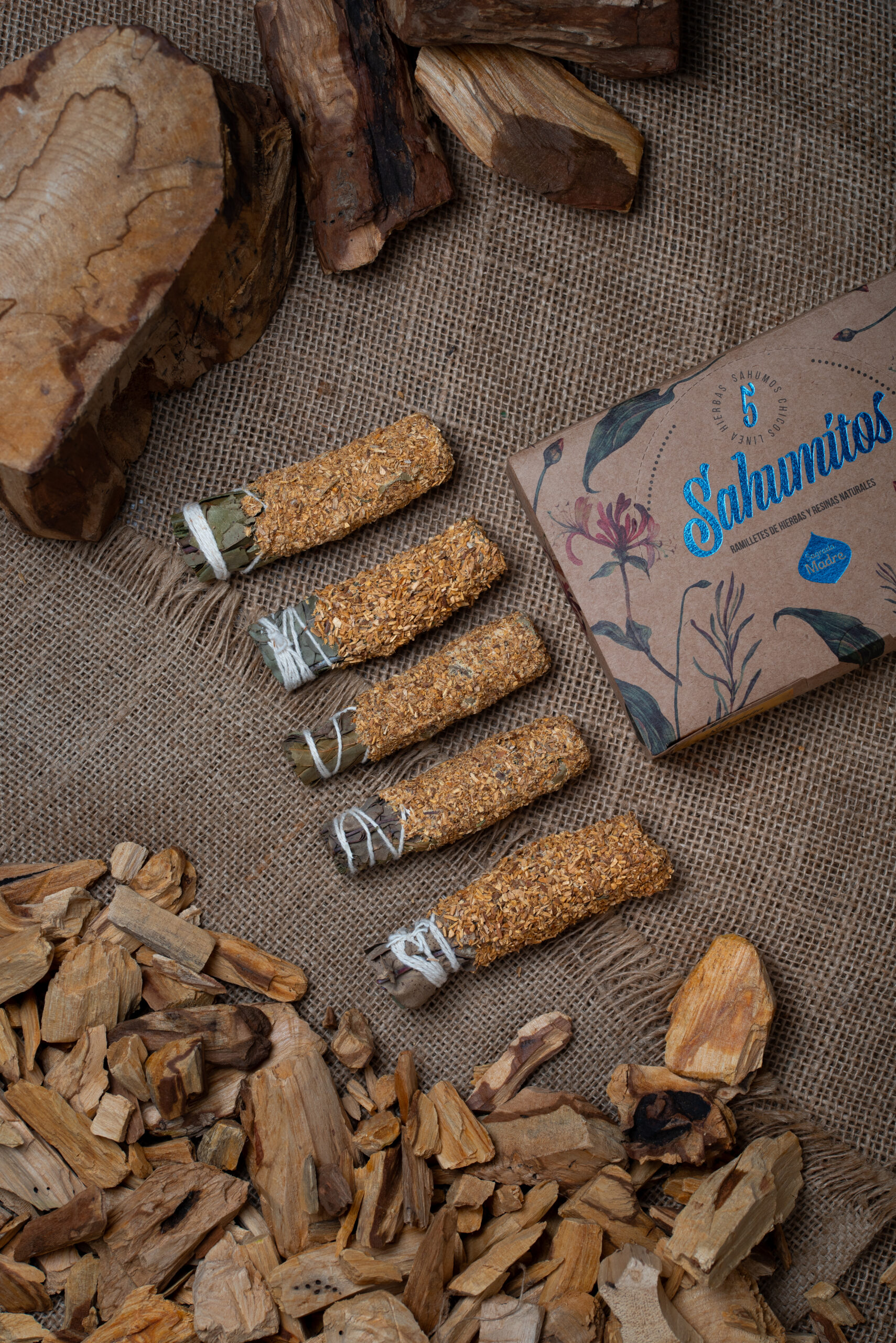 Sahumitos Caja x5 Palo Santo - Imagen 5