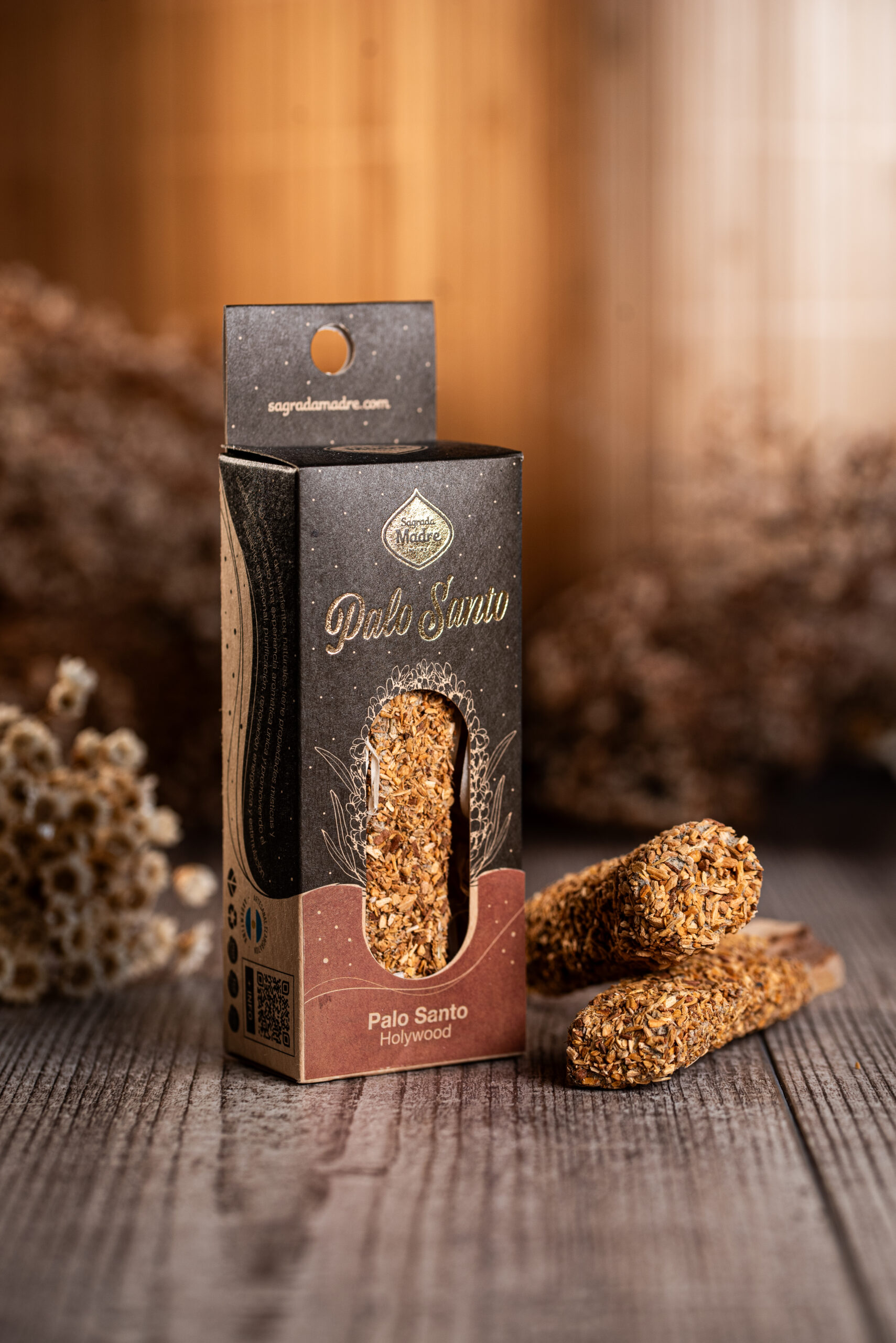 Stick de Palo Santo Puro con Chips - Imagen 3