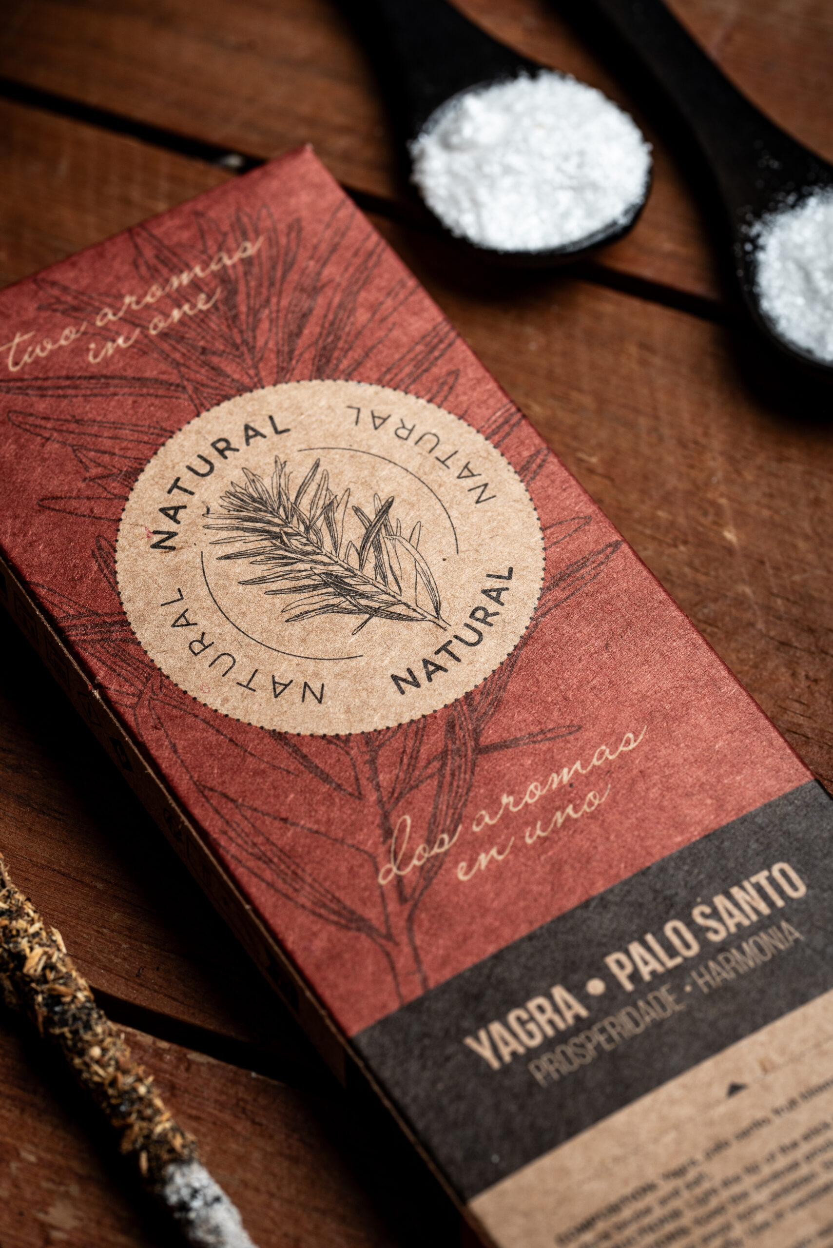 Incienso Natural Doble Aroma - Yagra y Palo Santo - Imagen 5