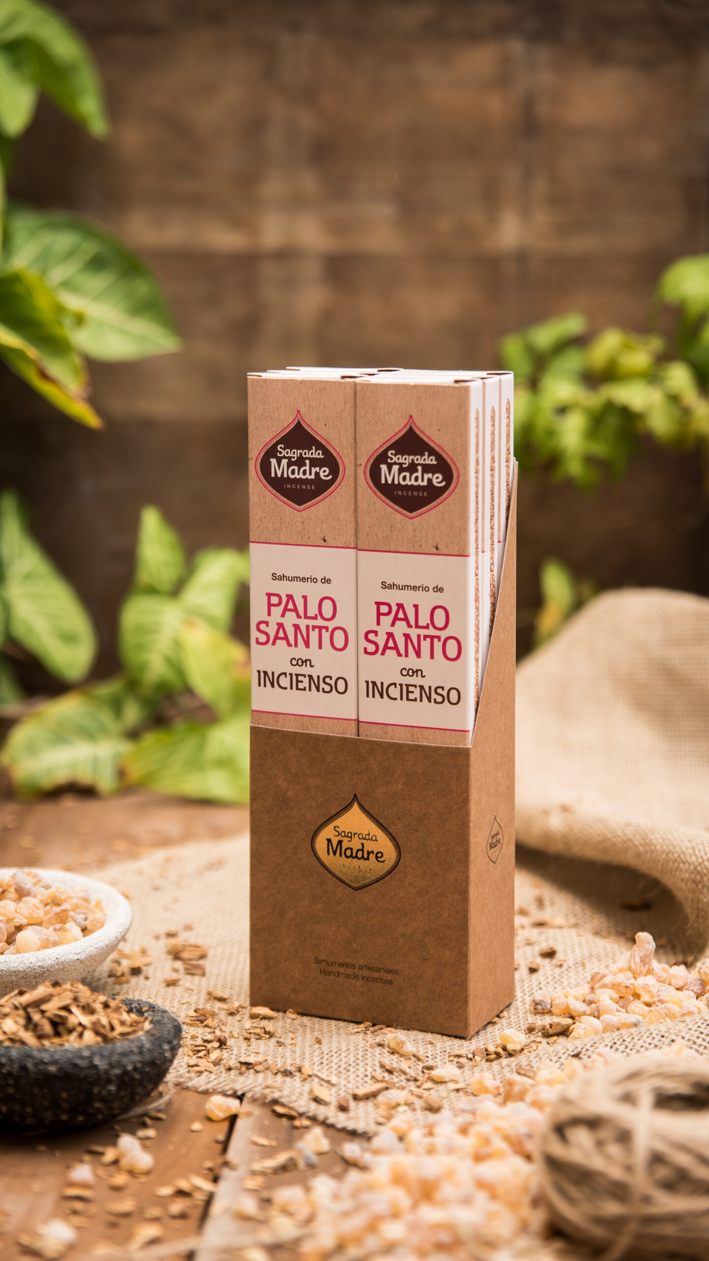 Sahumerio Palo Santo con Resina de Incienso - Imagen 10