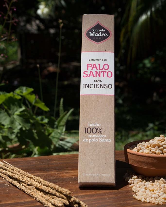 Sahumerio Palo Santo con Resina de Incienso - Imagen 4