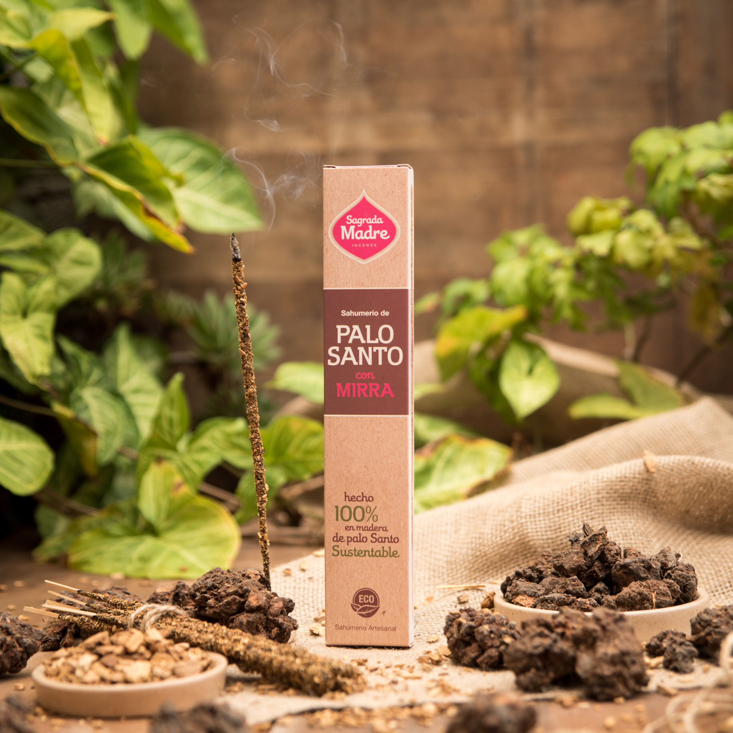 Sahumerio Palo Santo con Resina de Mirra - Imagen 10
