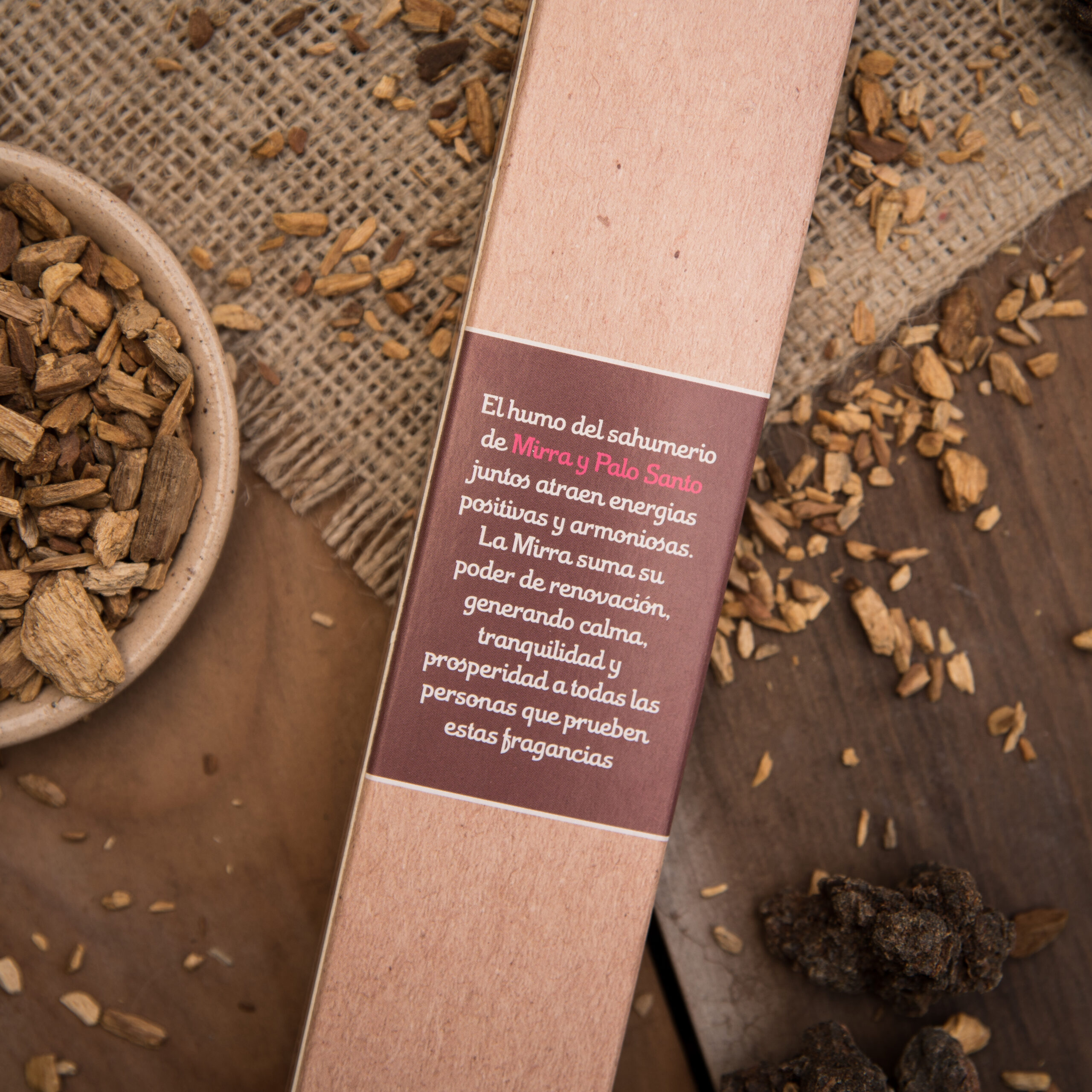 Sahumerio Palo Santo con Resina de Mirra - Imagen 9