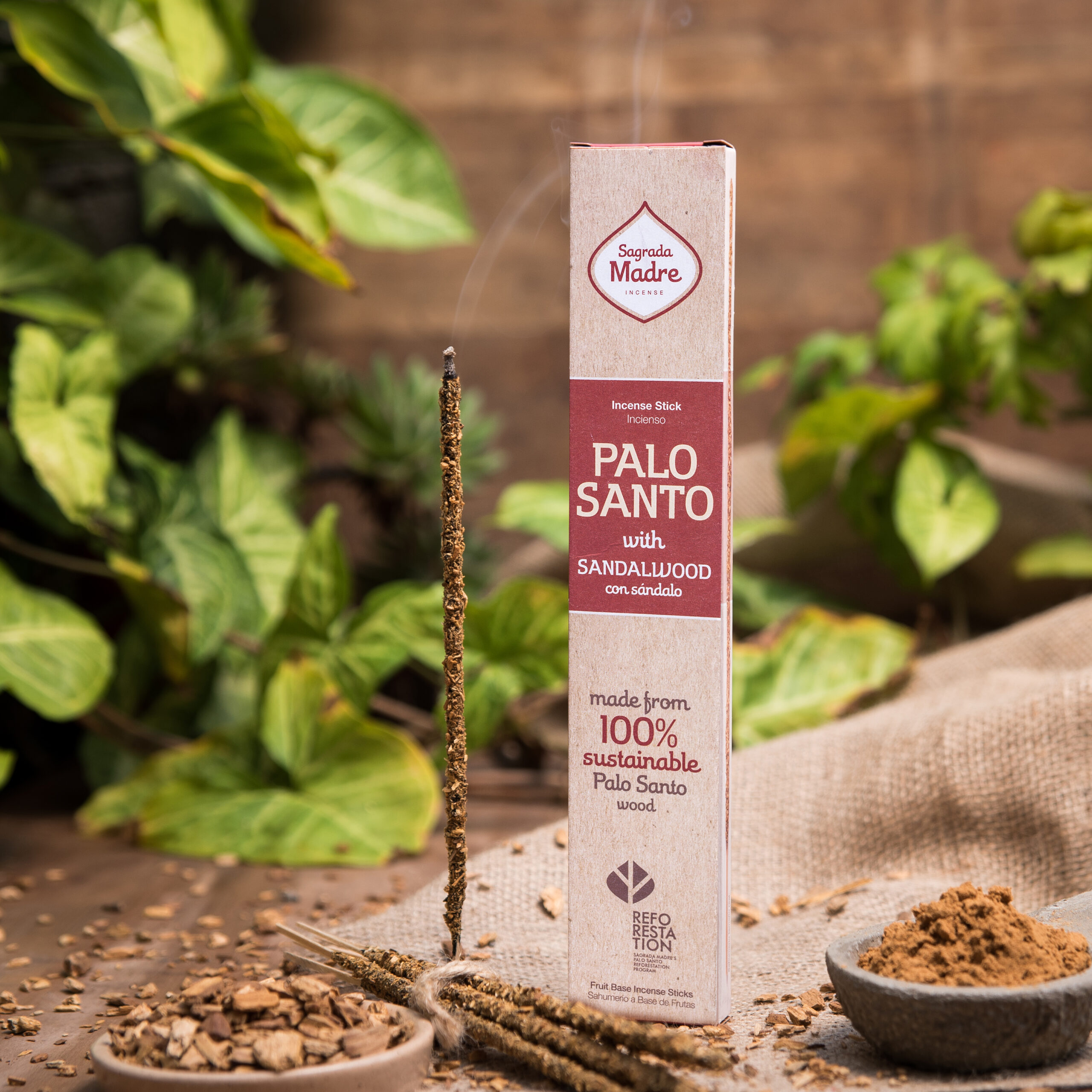 Sahumerio Palo Santo con Sándalo - Imagen 2