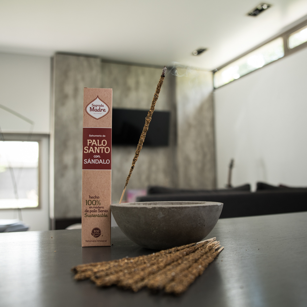 Sahumerio Palo Santo con Sándalo - Imagen 6