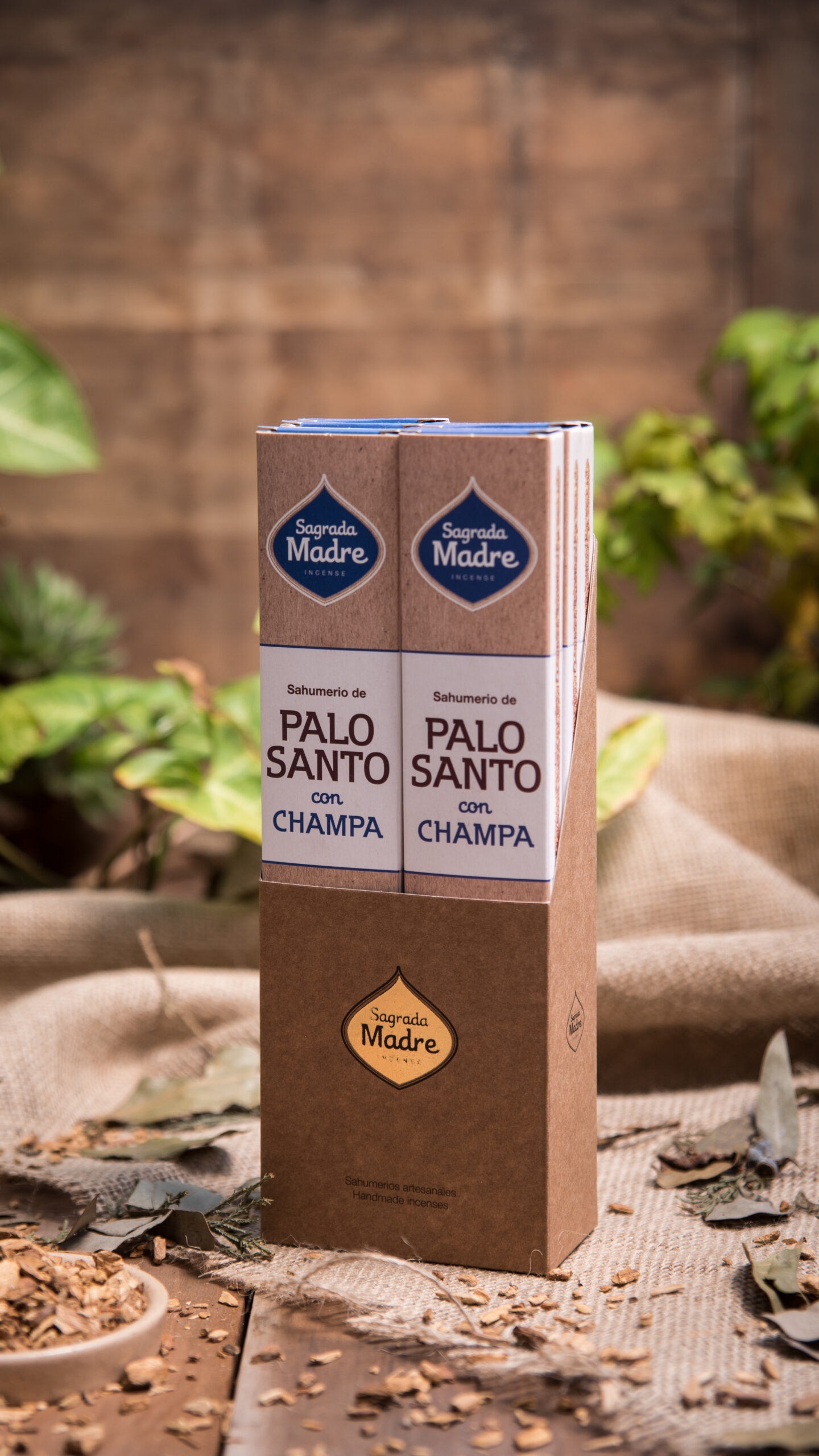 Sahumerio Palo Santo con Champa - Imagen 2