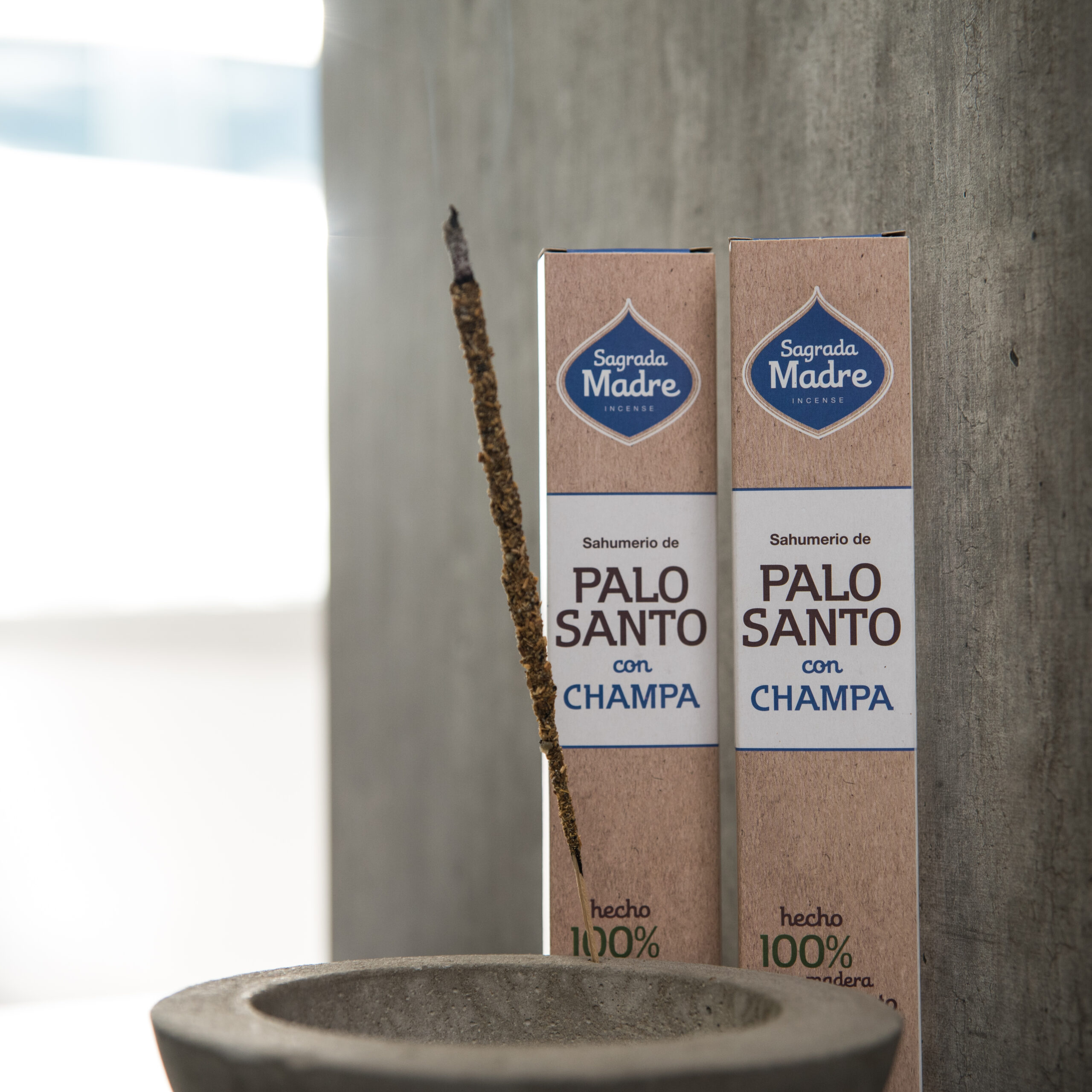 Sahumerio Palo Santo con Champa - Imagen 4