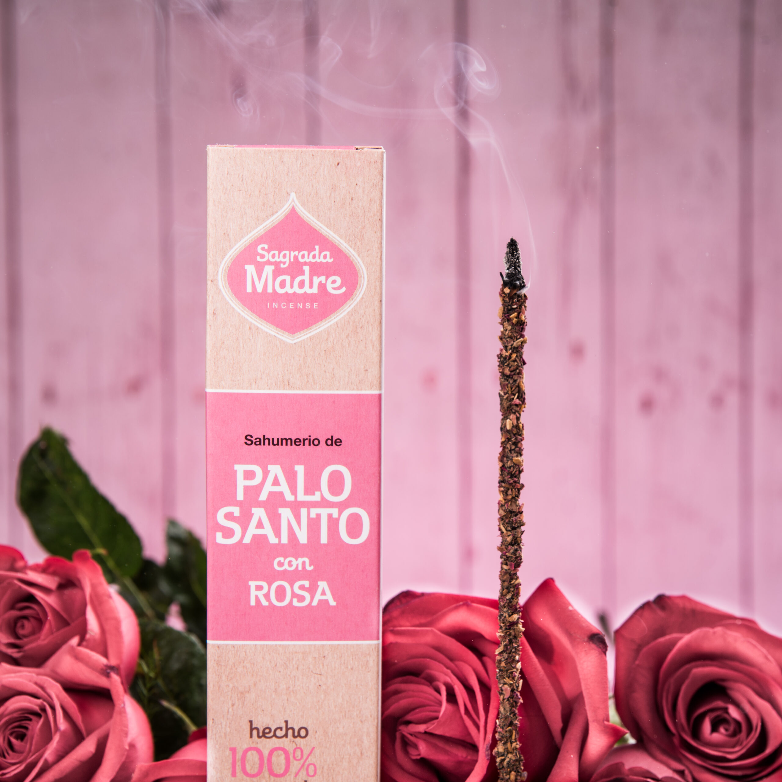 Sahumerio Palo Santo con Rosa - Imagen 8