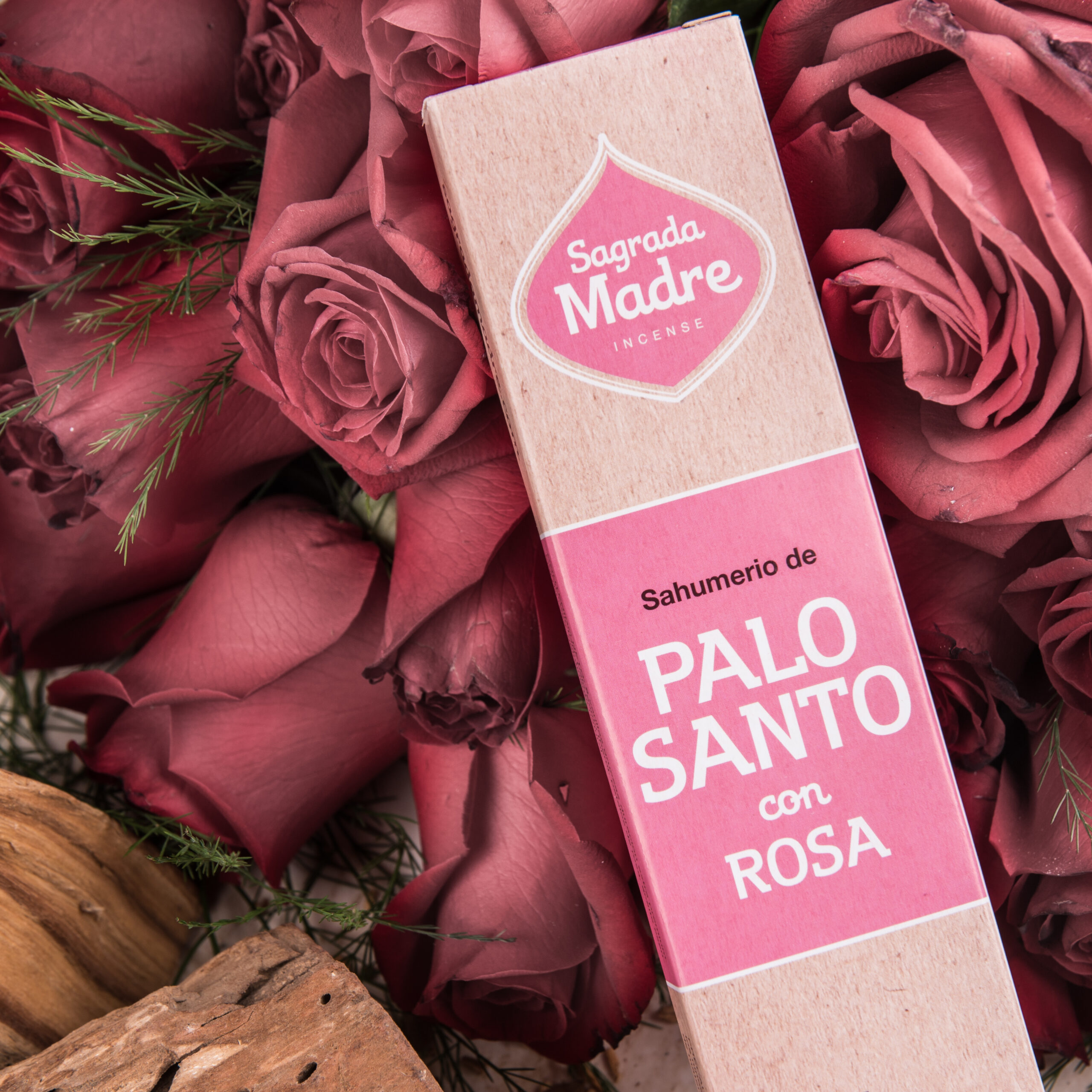 Sahumerio Palo Santo con Rosa - Imagen 6
