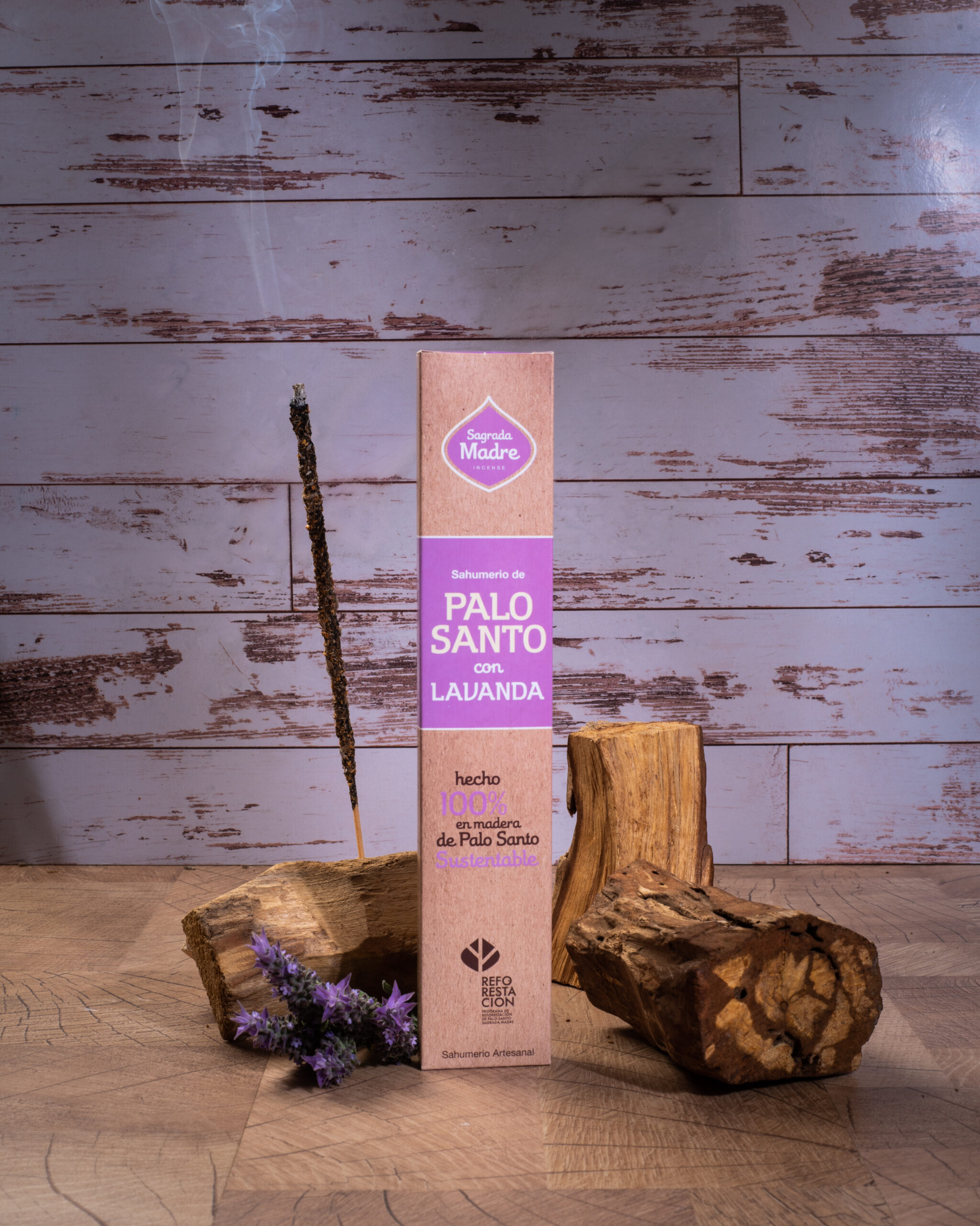 Sahumerio Palo Santo con Lavanda - Imagen 3