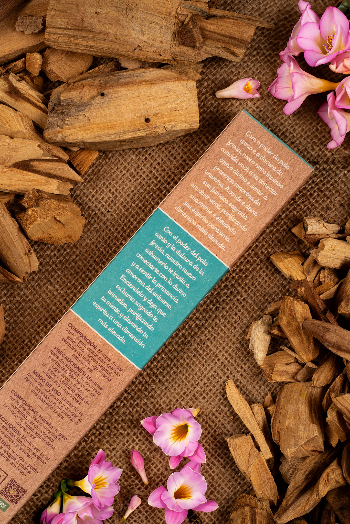 Sahumerio Palo Santo con Fresias - Imagen 6