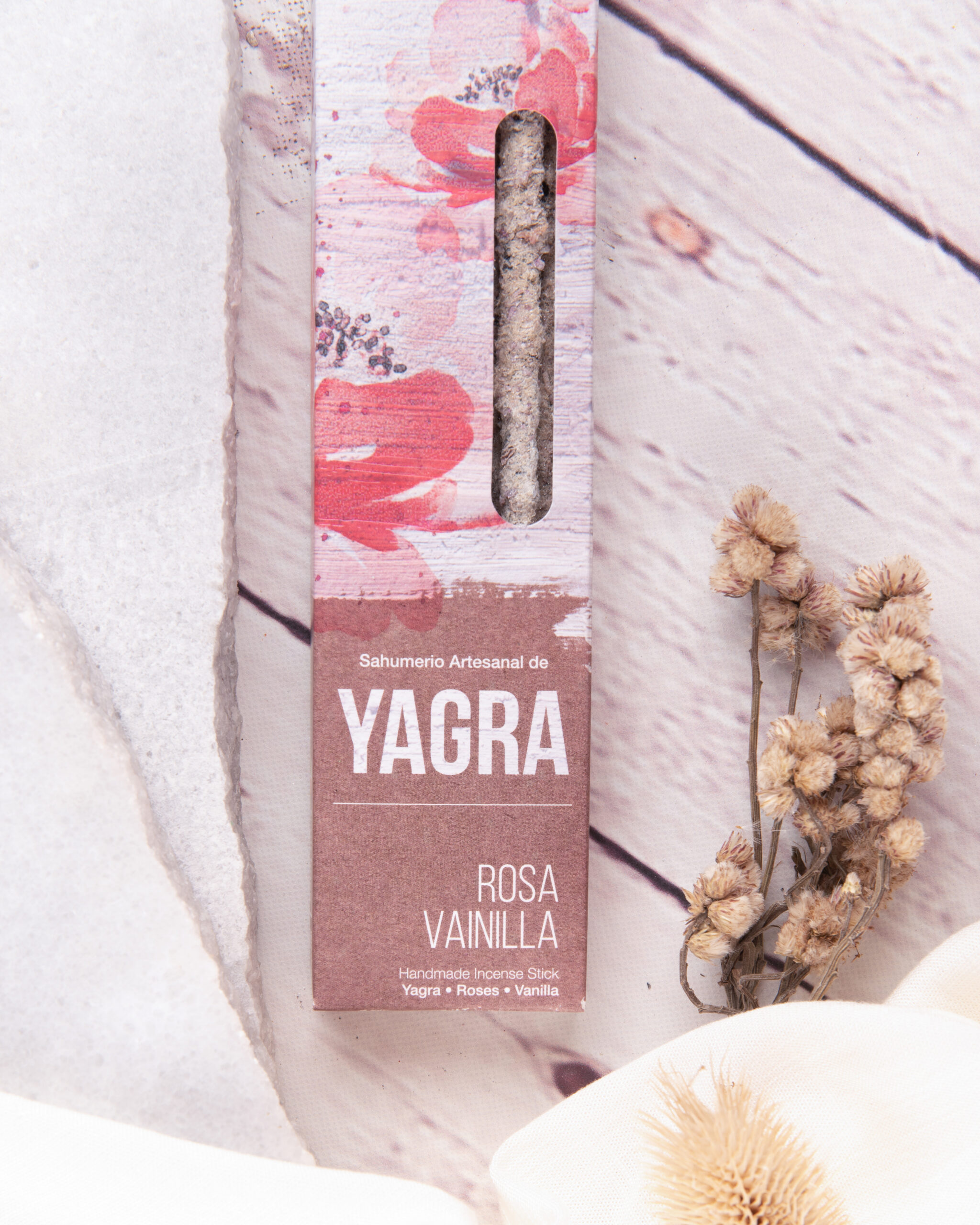 Incienso Yagra - Rosa y Vainilla - Imagen 3