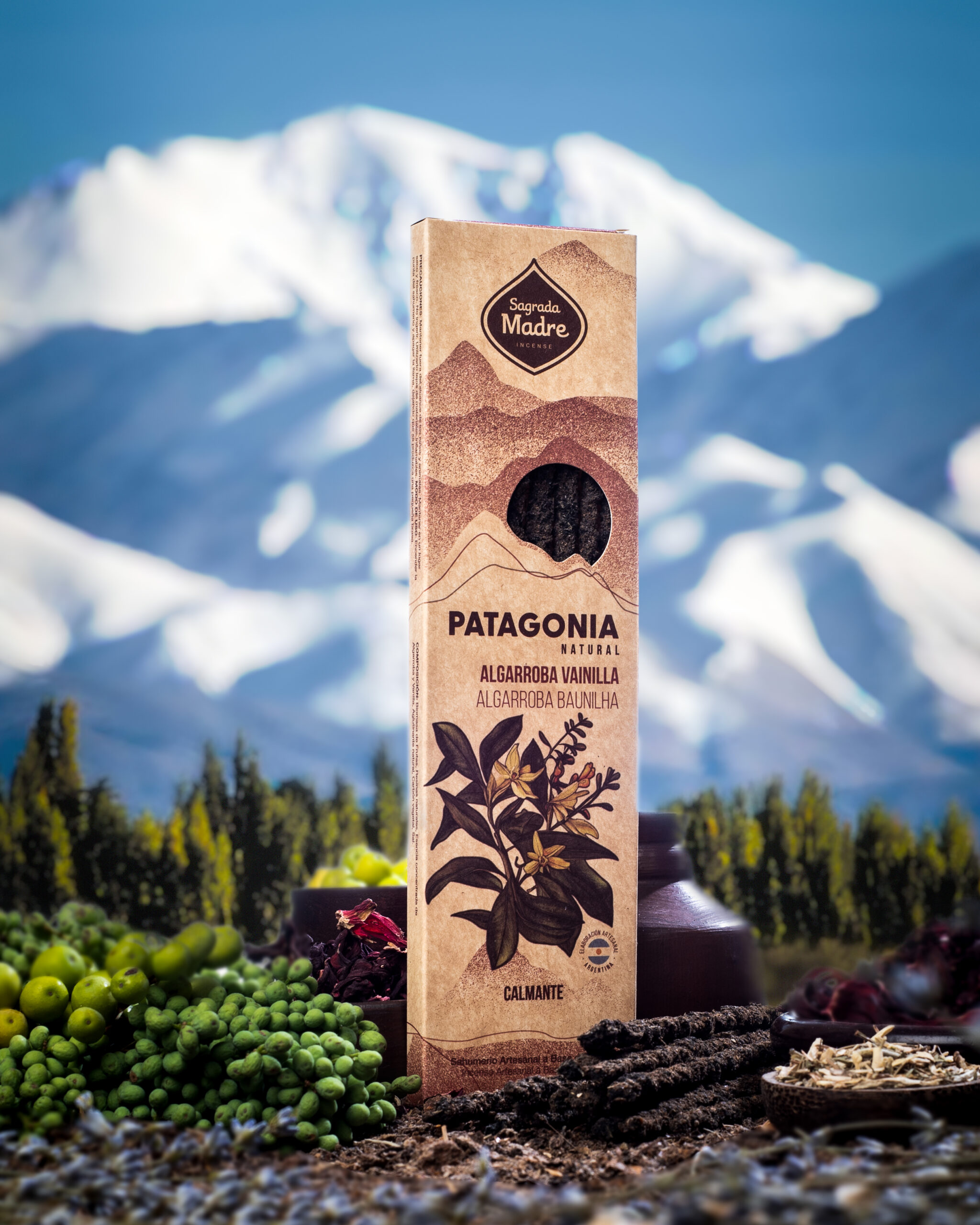 Incienso Patagonia Algarroba y Vainilla - Imagen 2