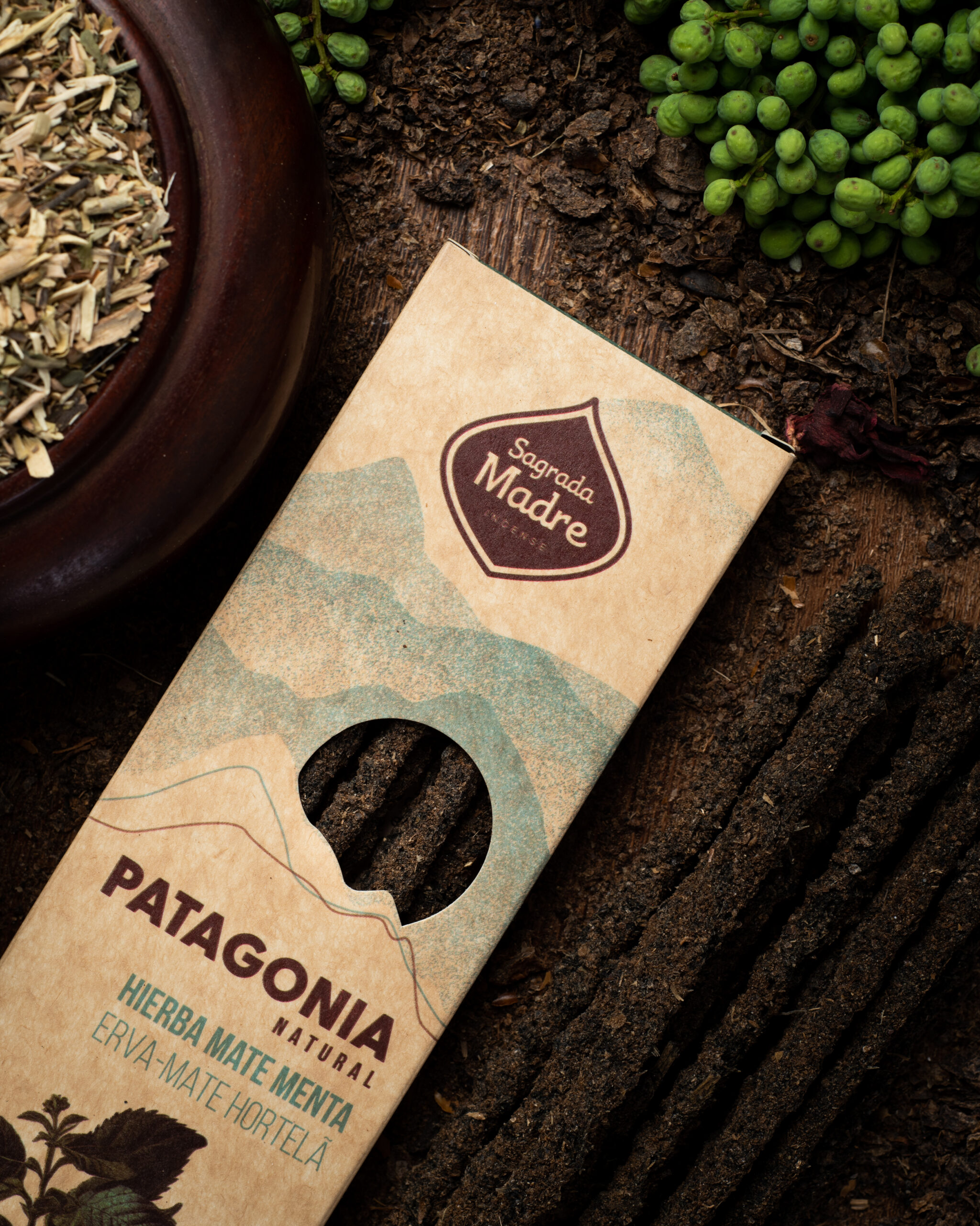 Incienso Patagonia Yerba Mate y Menta - Imagen 2