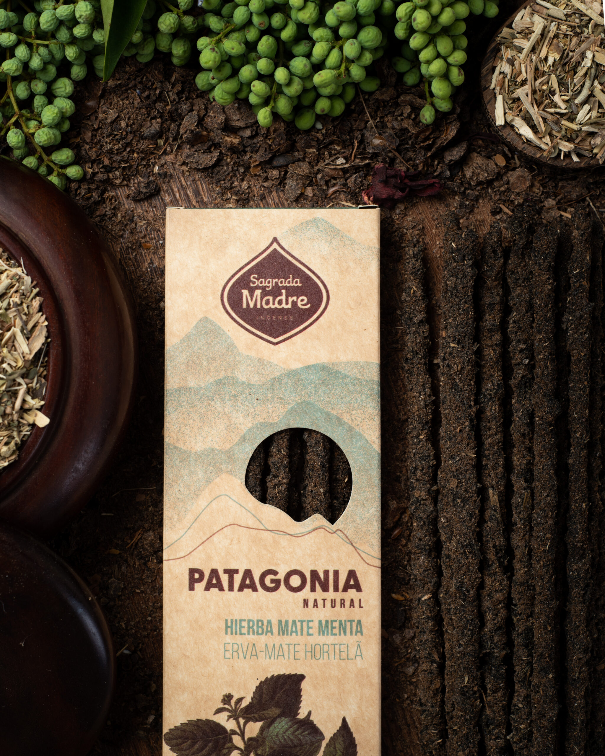 Incienso Patagonia Yerba Mate y Menta - Imagen 5