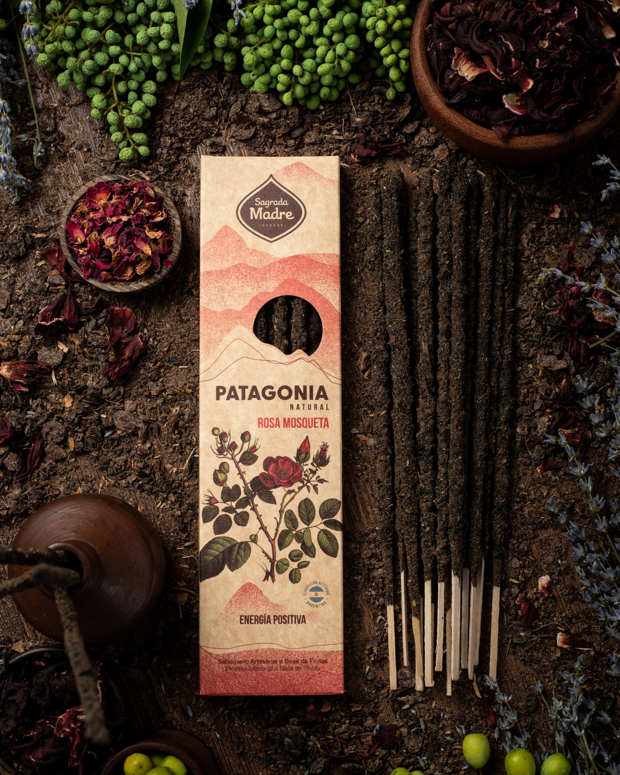 Incienso Patagonia Rosa Mosqueta - Imagen 4