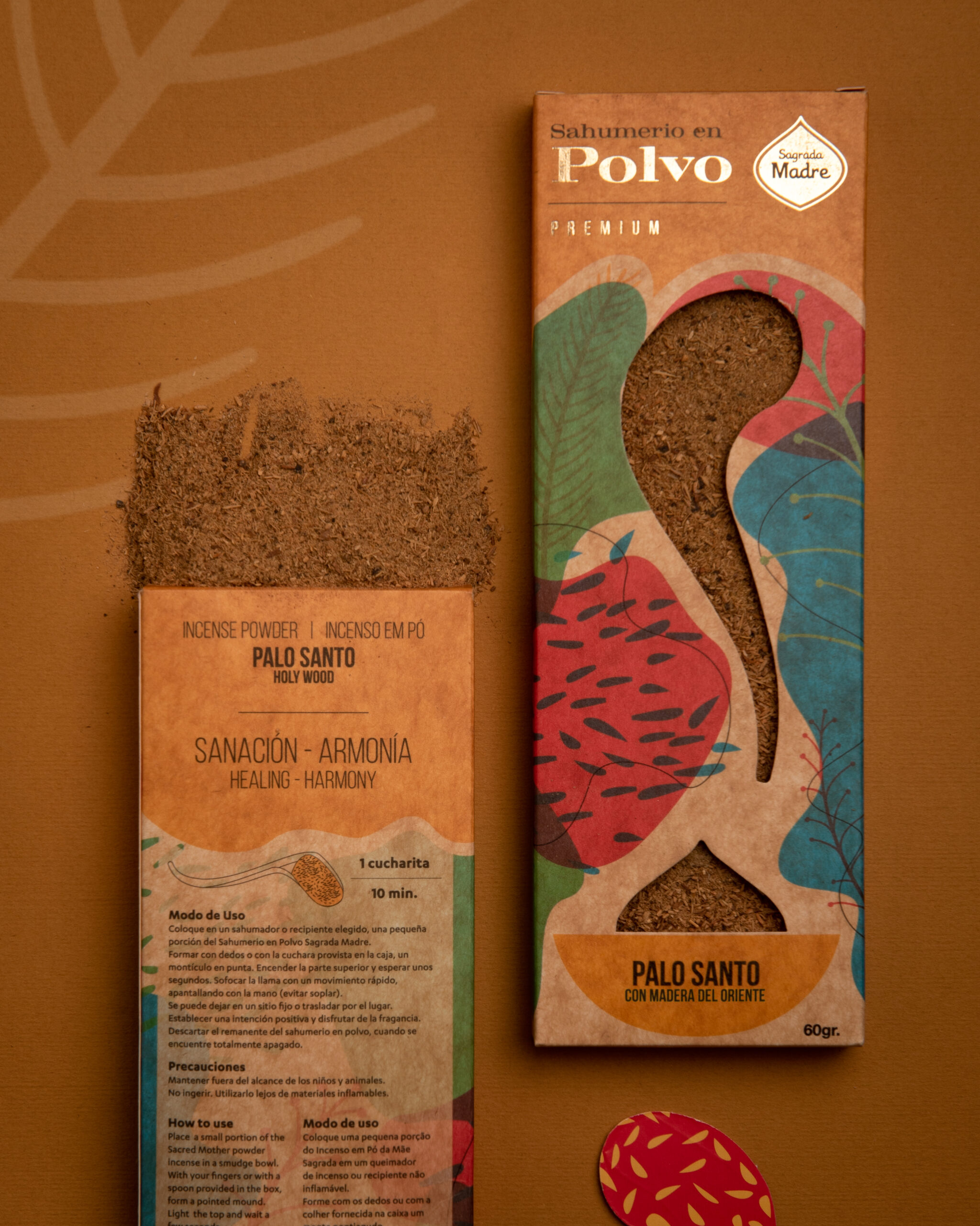 Sahumerio en Polvo Palo Santo - Imagen 3