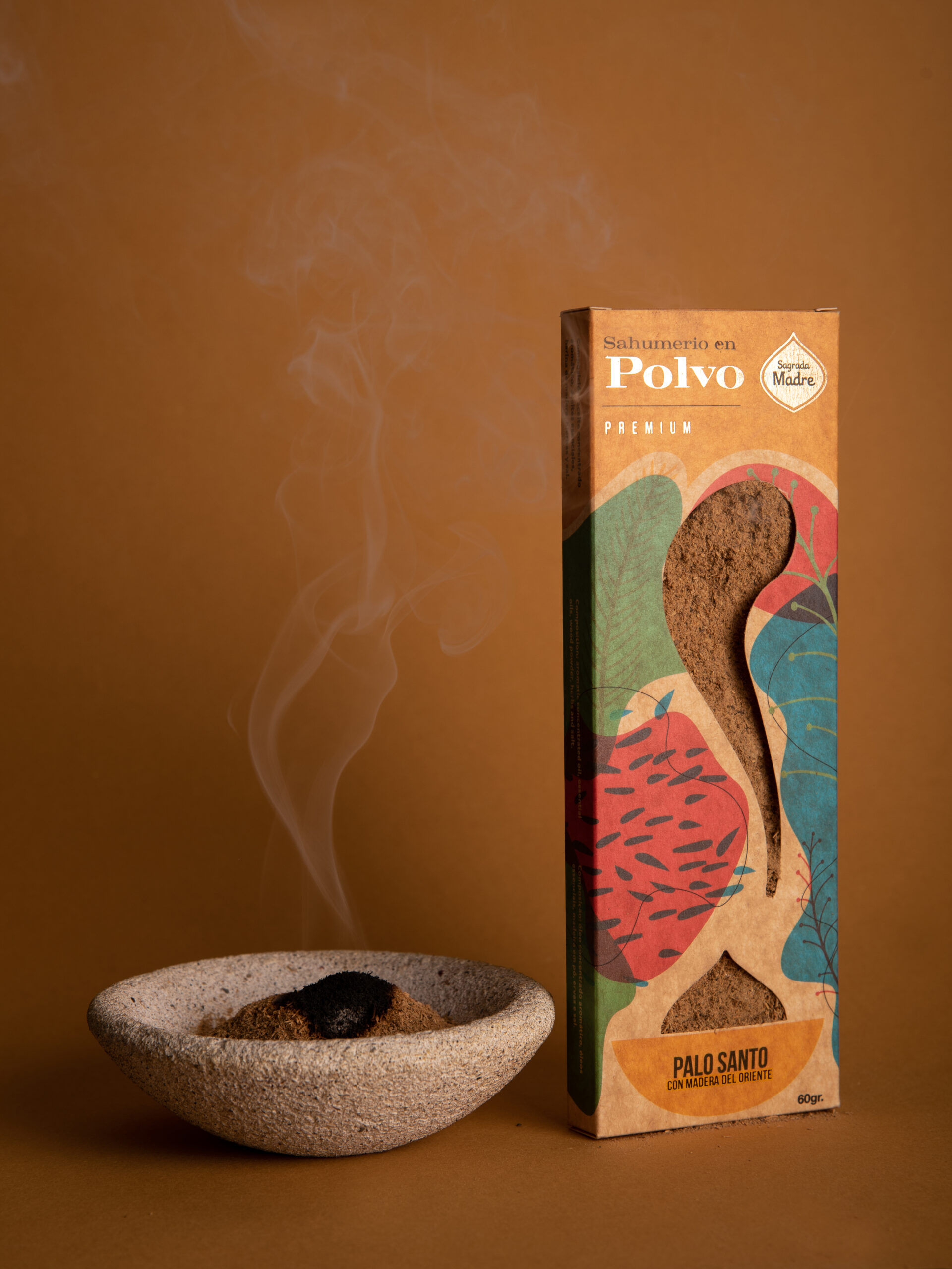 Sahumerio en Polvo Palo Santo