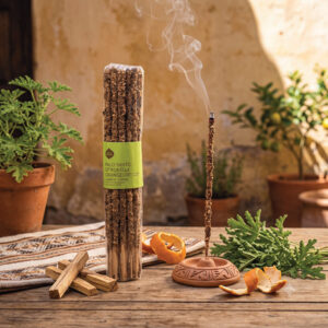 Incienso Sagrada Madre Palo Santo - Citronella - Naranja (Unidad)