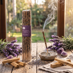 Incienso Sagrada Madre Palo Santo - Lavanda (Unidad)