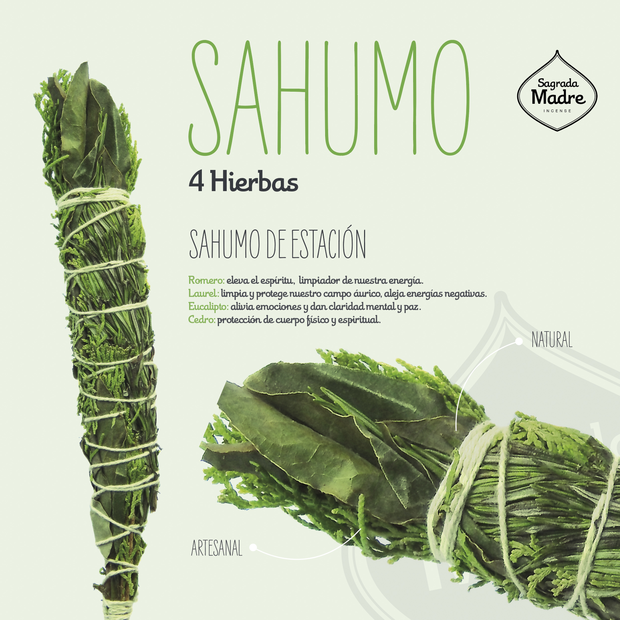 Sahumo de Estación 4 Hierbas