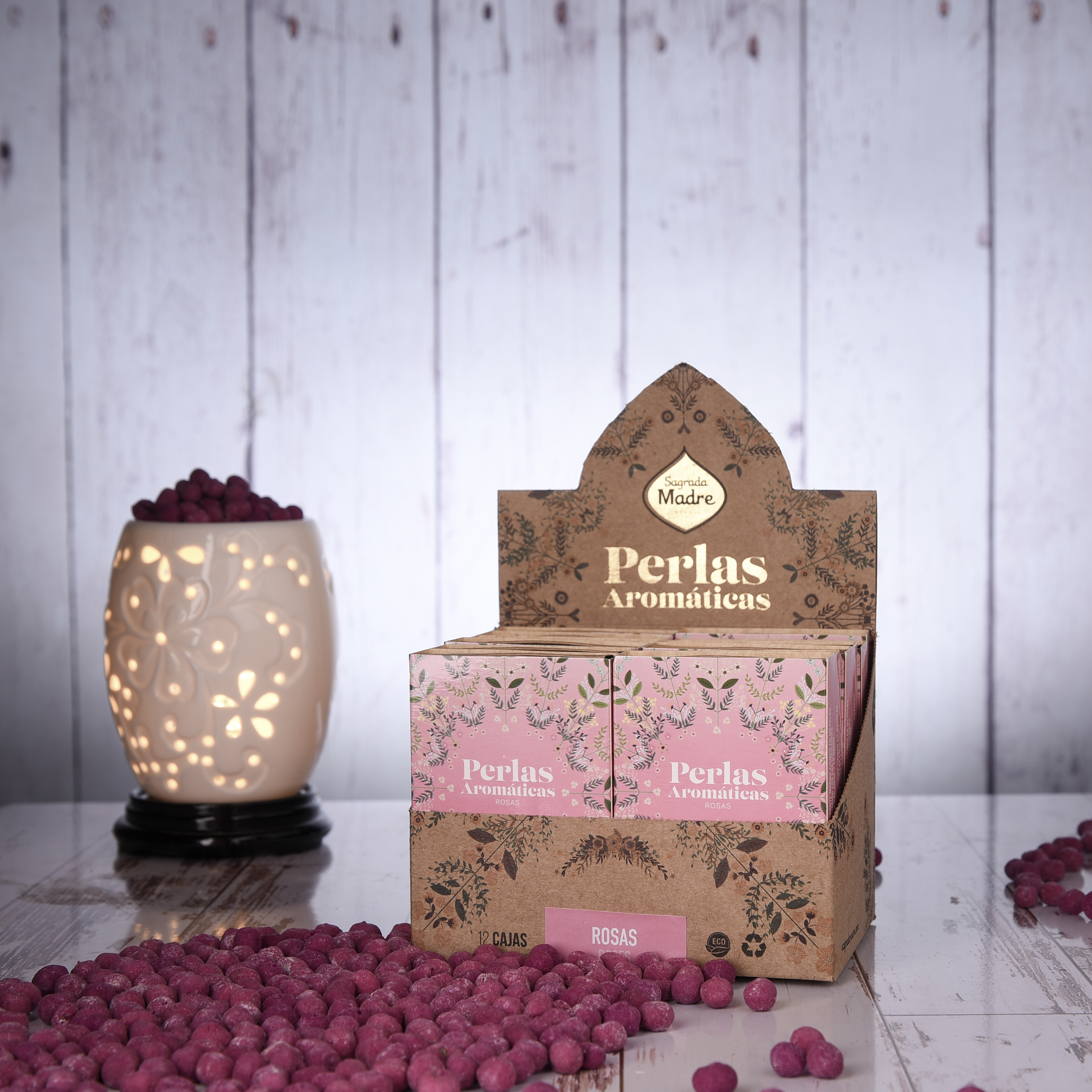 Perlas Aromáticas Rosa Box x12