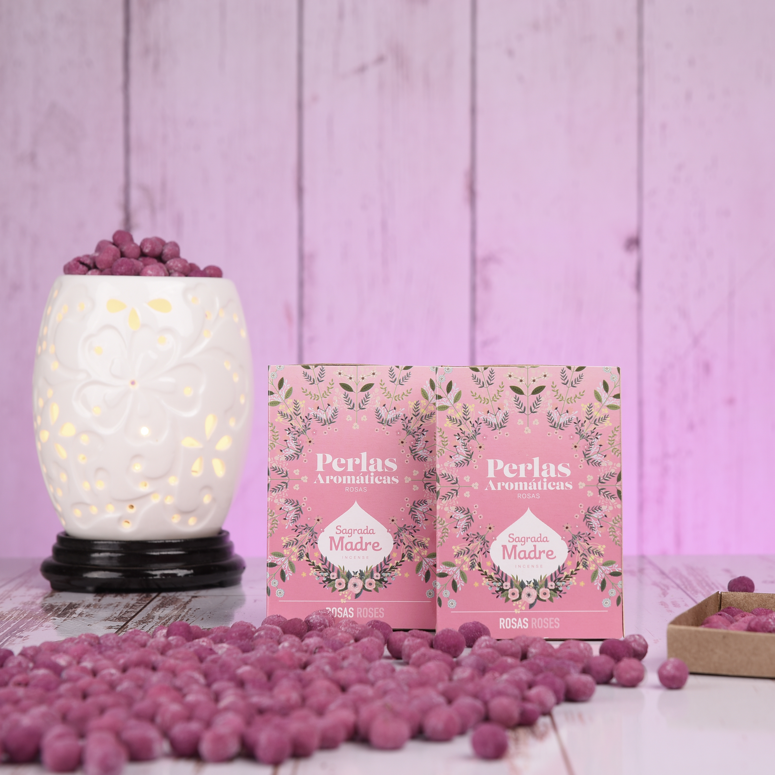 Perlas Aromáticas Rosa Box x12