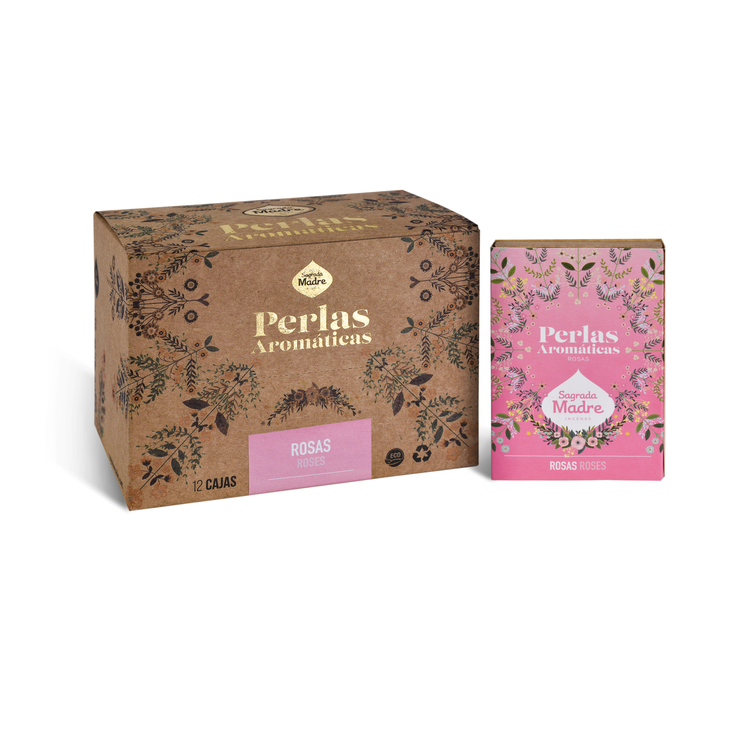 Perlas Aromáticas Rosa Box x12