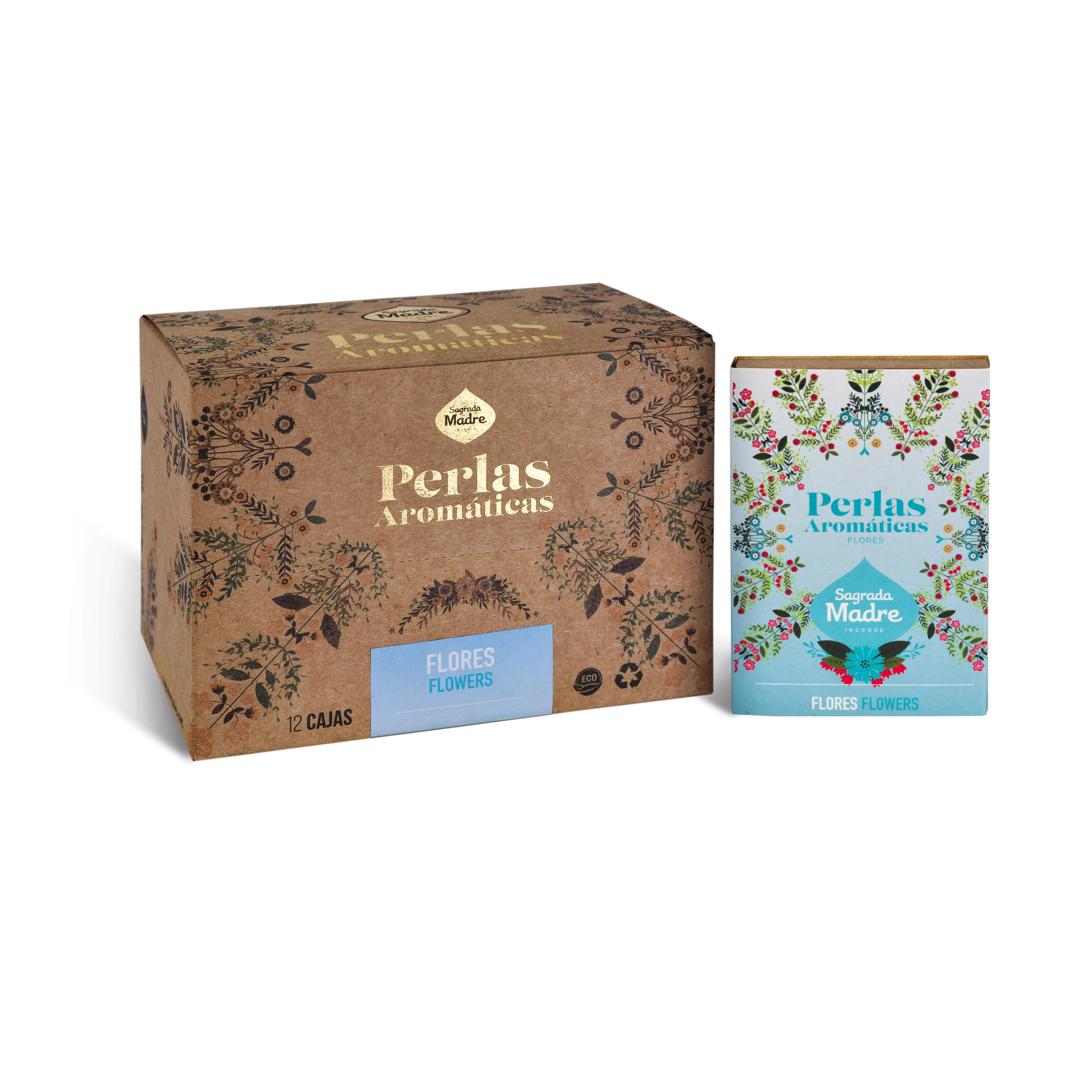 Perlas Aromáticas Flores Box x12