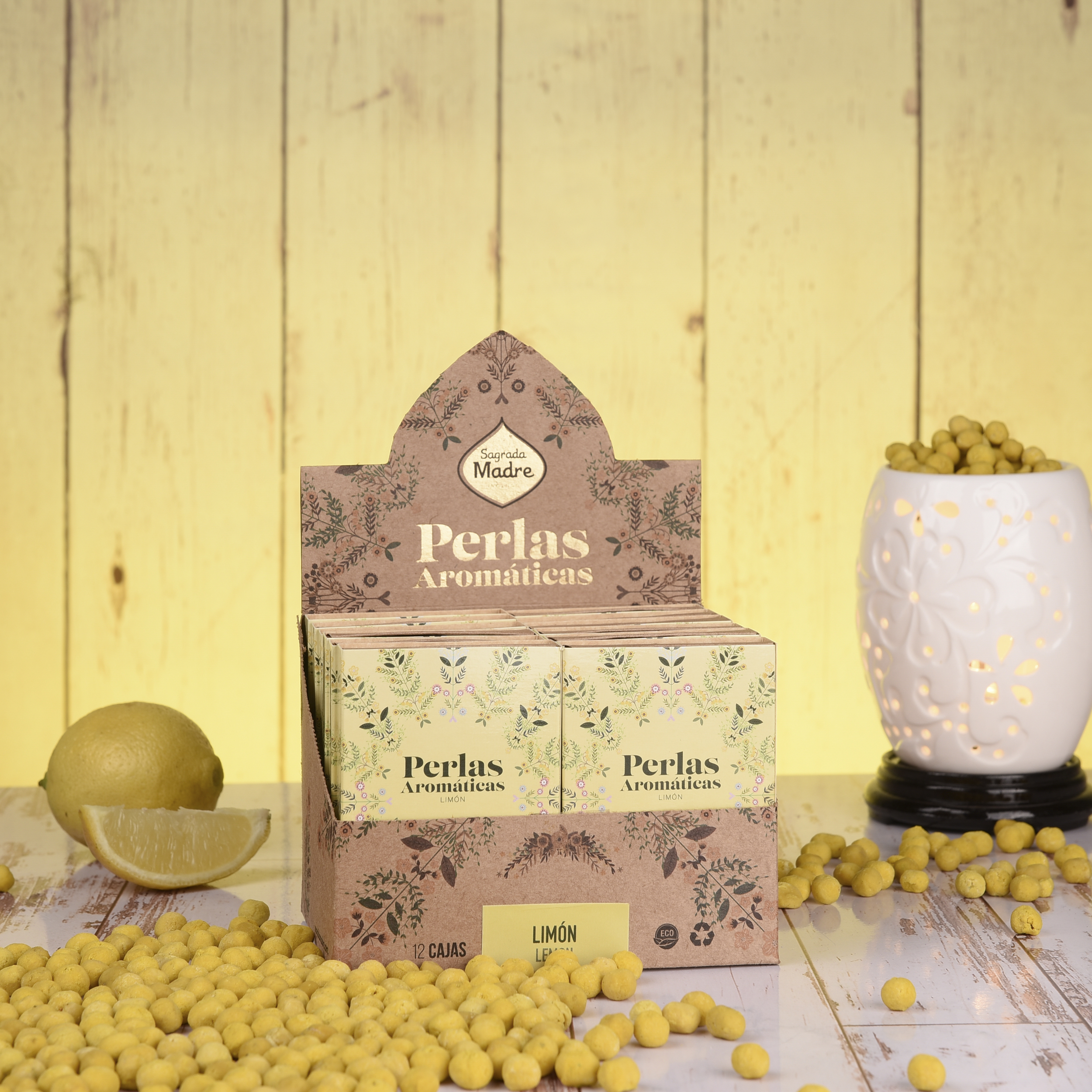Perlas Aromáticas Limón Box x12