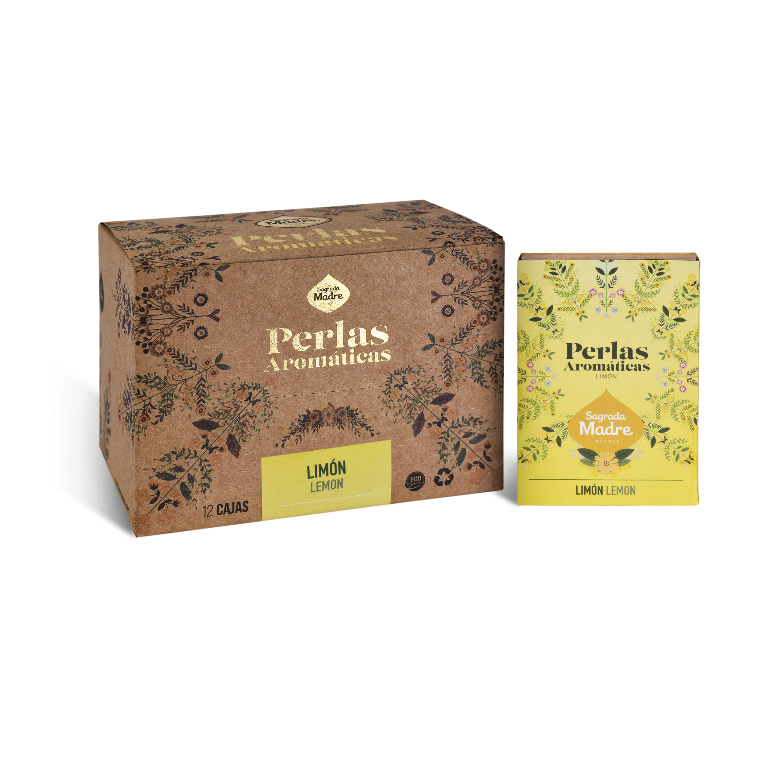 Perlas Aromáticas Limón Box x12
