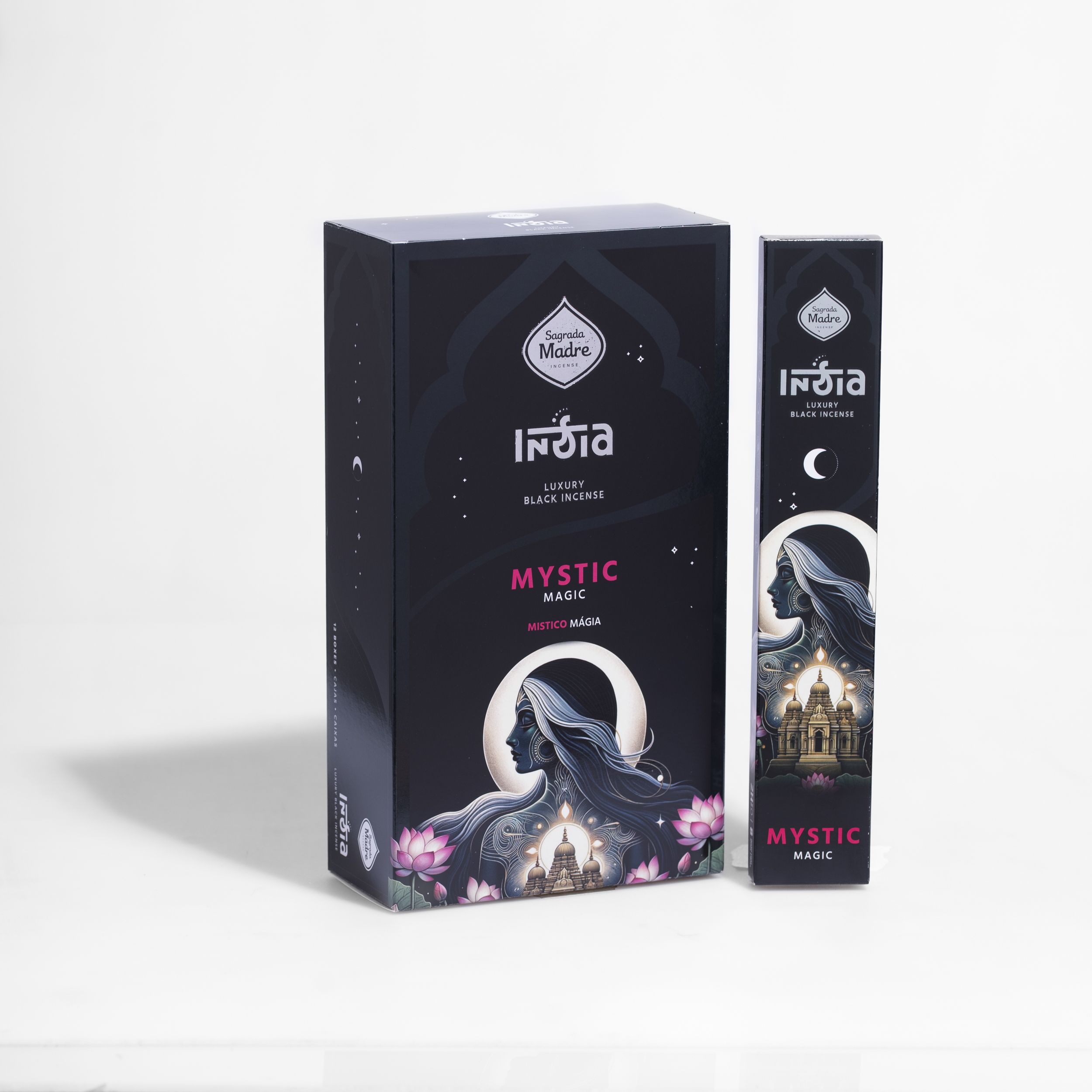 Incienso India Black Mística / Mystic - Box