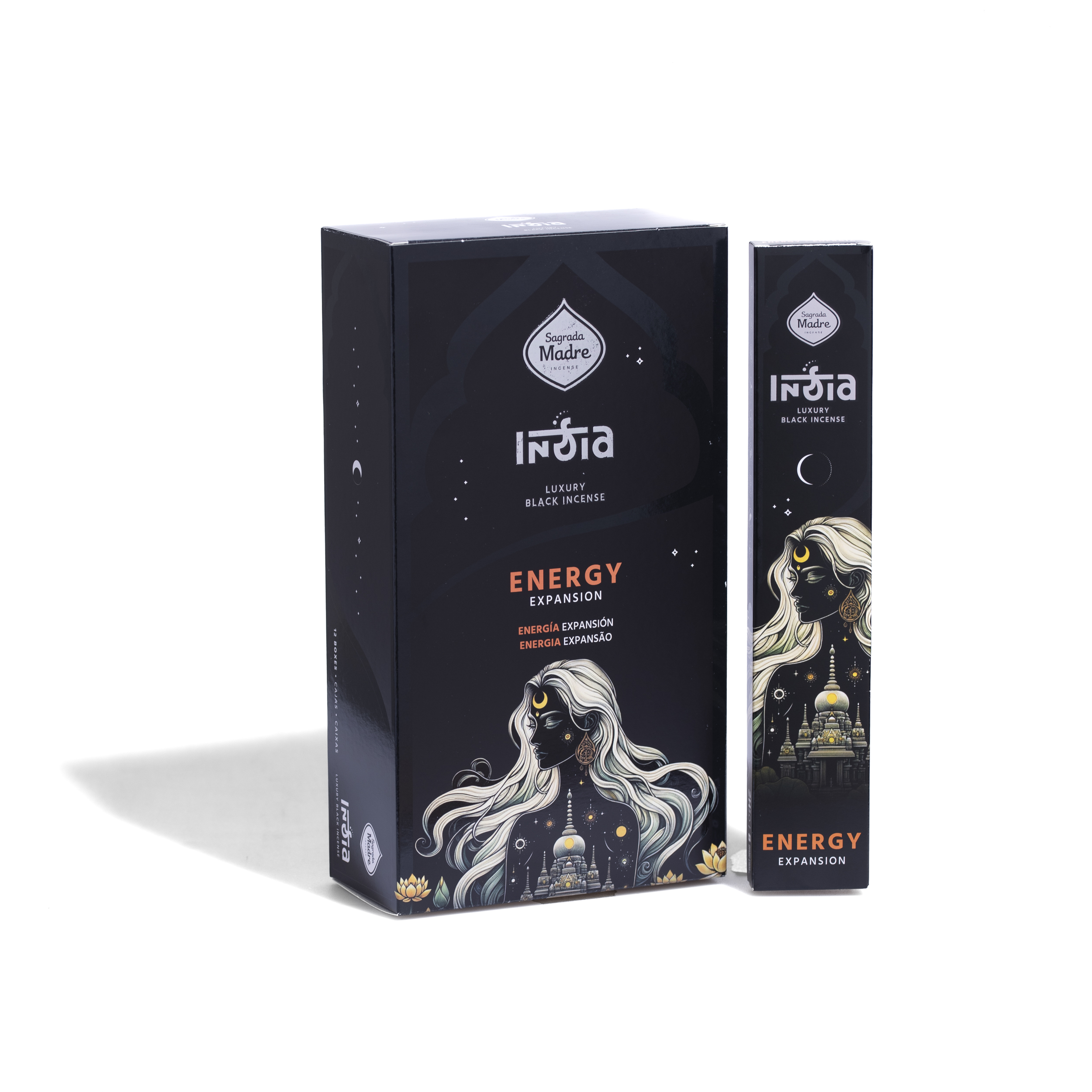 Incienso India Black Energía / Energy - Box