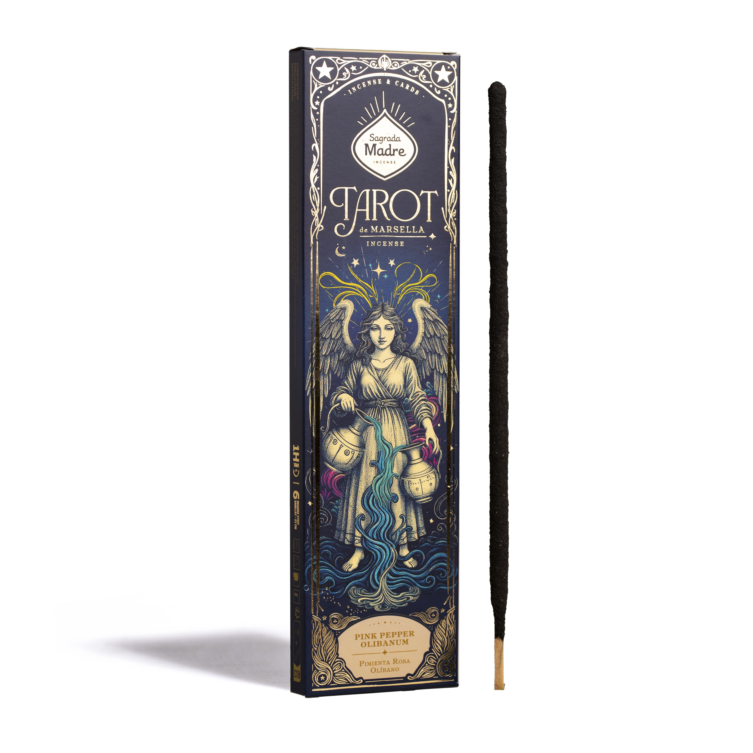 Incienso Tarot de Marsella Pimienta Rosa – Olíbano