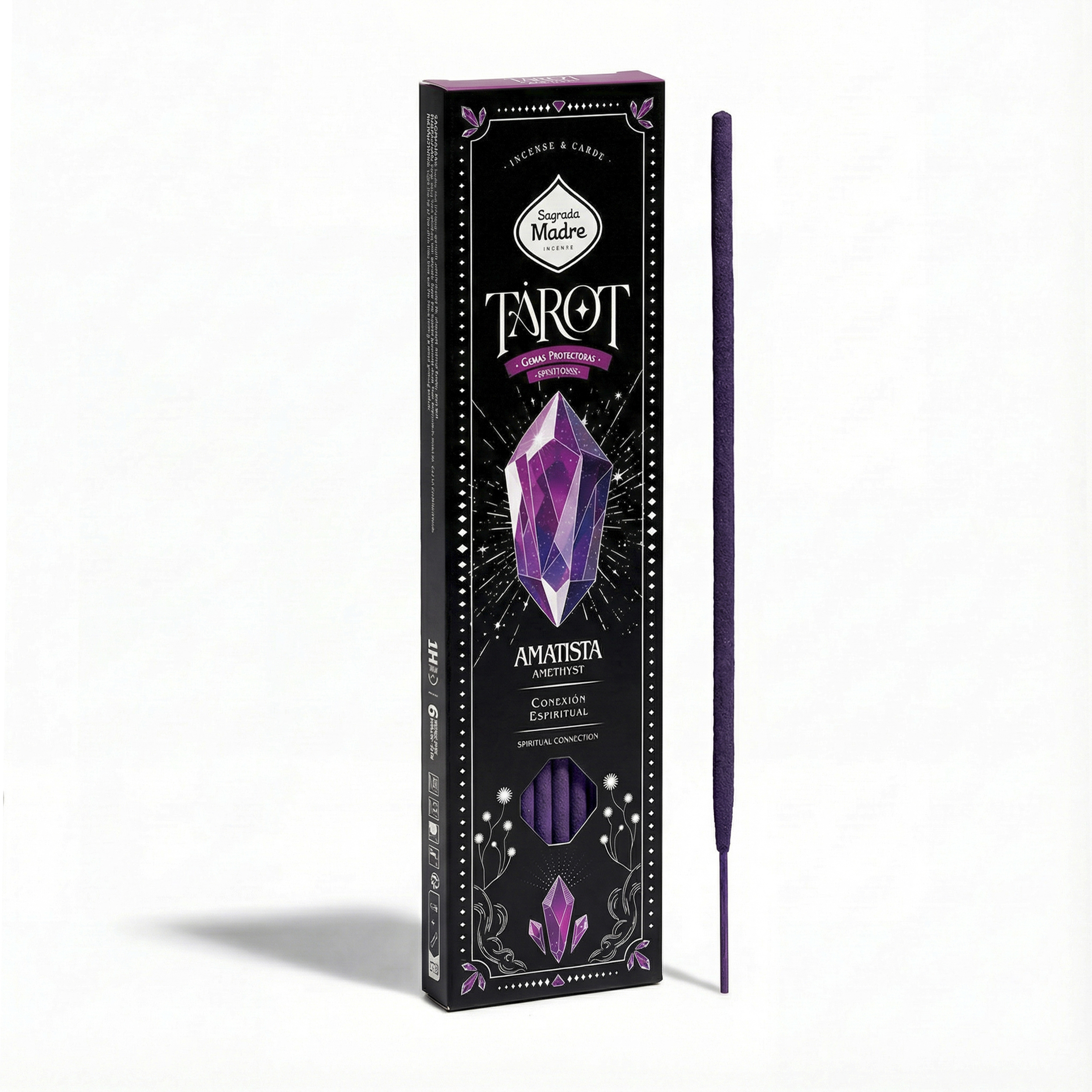 Incienso Tarot Gemas Amatista – Violeta y Lavanda