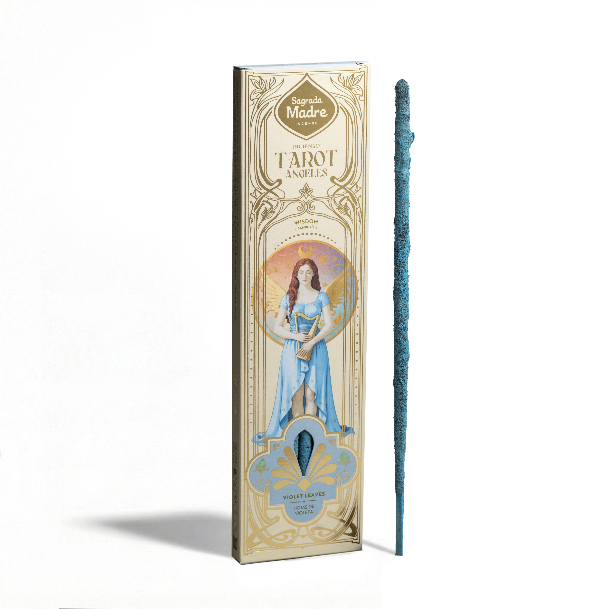 Incienso Tarot Ángeles Sabiduría – Hojas de Violeta