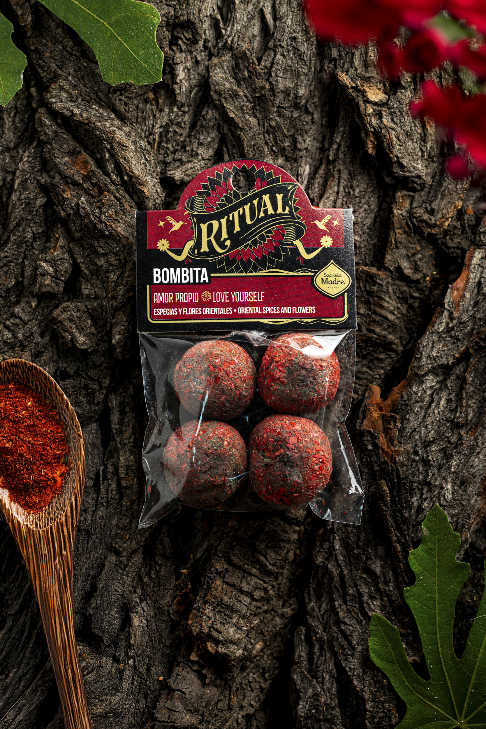 Pack Bombita Ritual x4 Amor Propio (Flores Orientales)