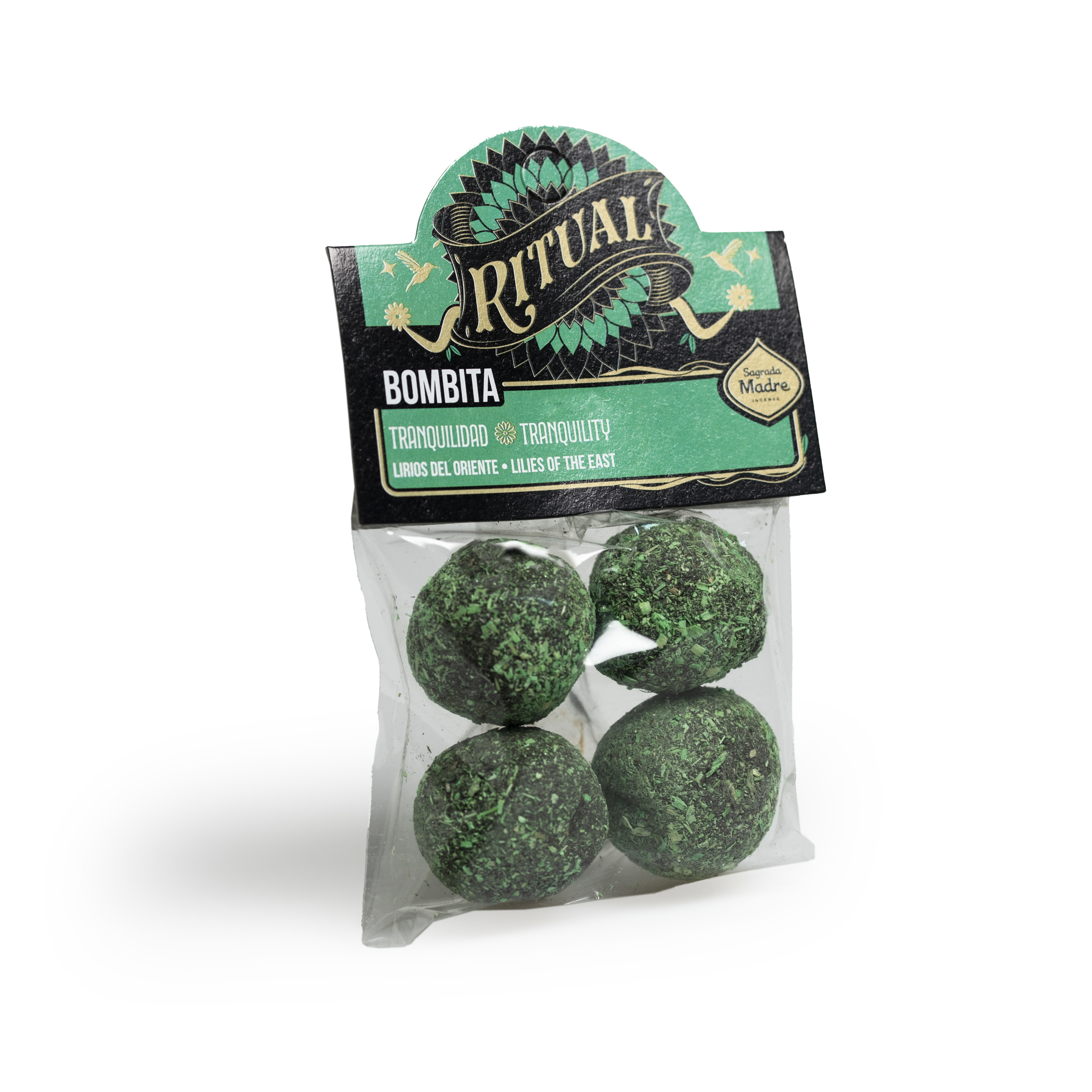 Pack Bombita Ritual x4 Tranquilidad (Lirios de Oriente)