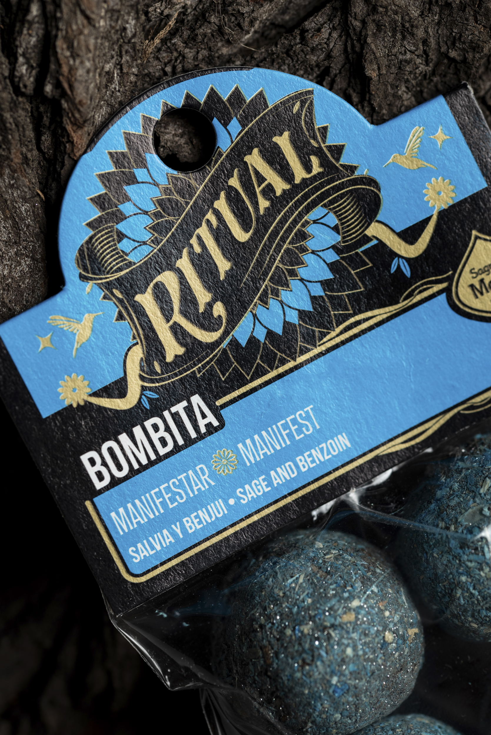 Pack Bombita Ritual x4 Manifestar (Salvia y Benjuí)