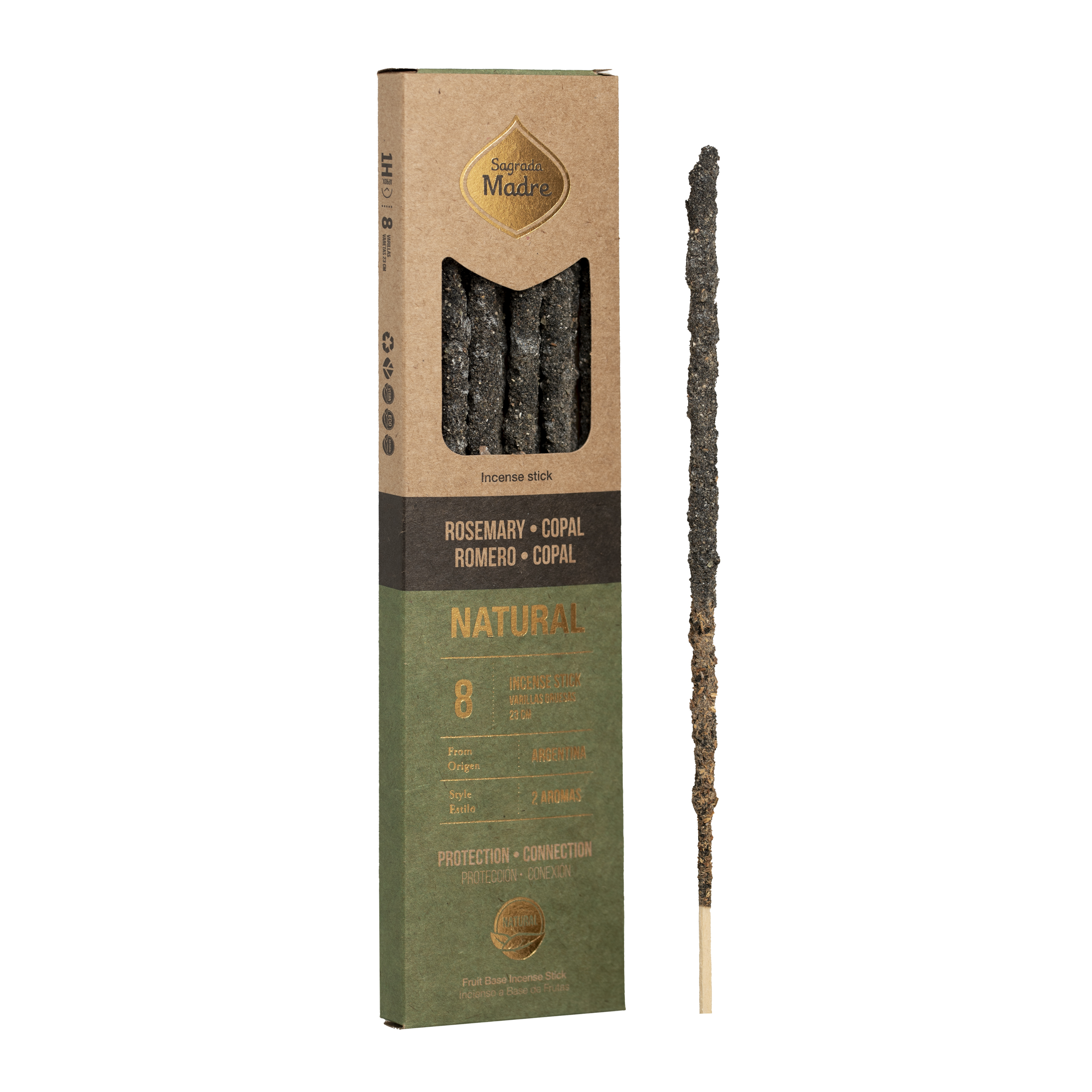 Incienso Natural Doble Aroma Copal y Romero