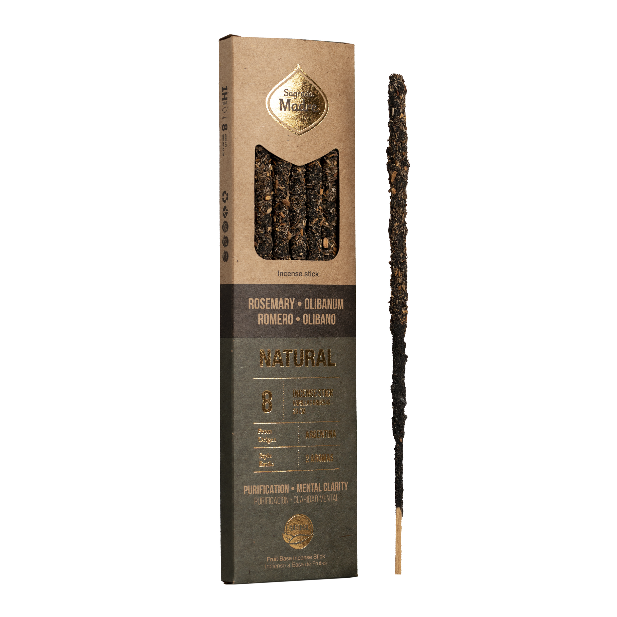 Incienso Natural Doble Aroma Romero y Olíbano